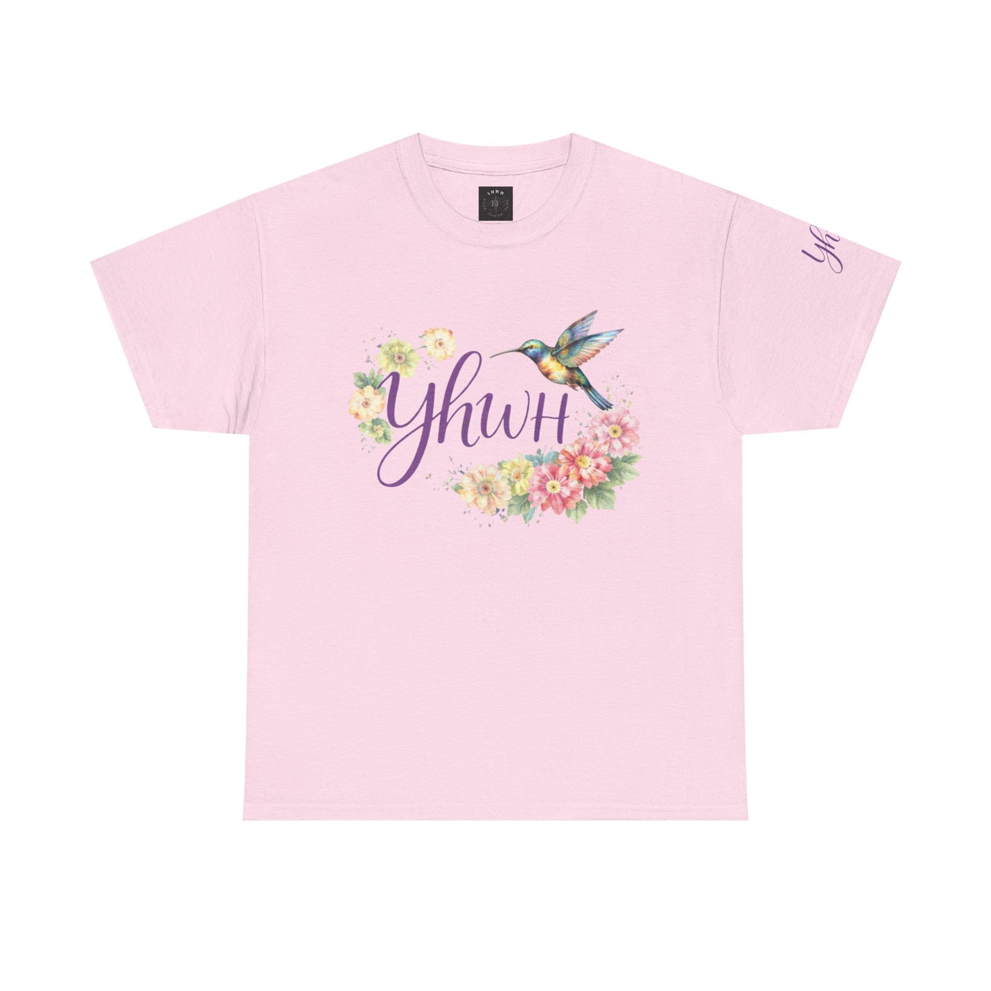 *Spring special edition* "YHWH"  Hummingbird (Floral version) Christian Faith Tee
