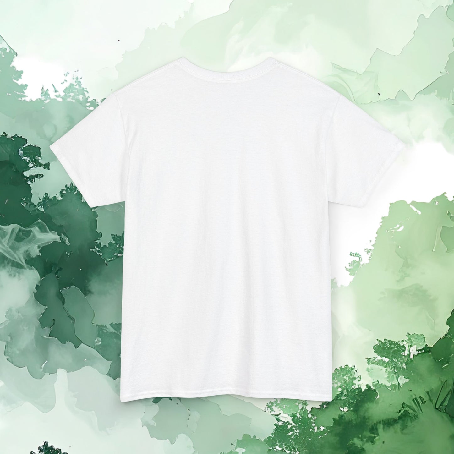 Scripture Cat Face T‑Shirt — Minimal Green Eyes Cute Cat Tee