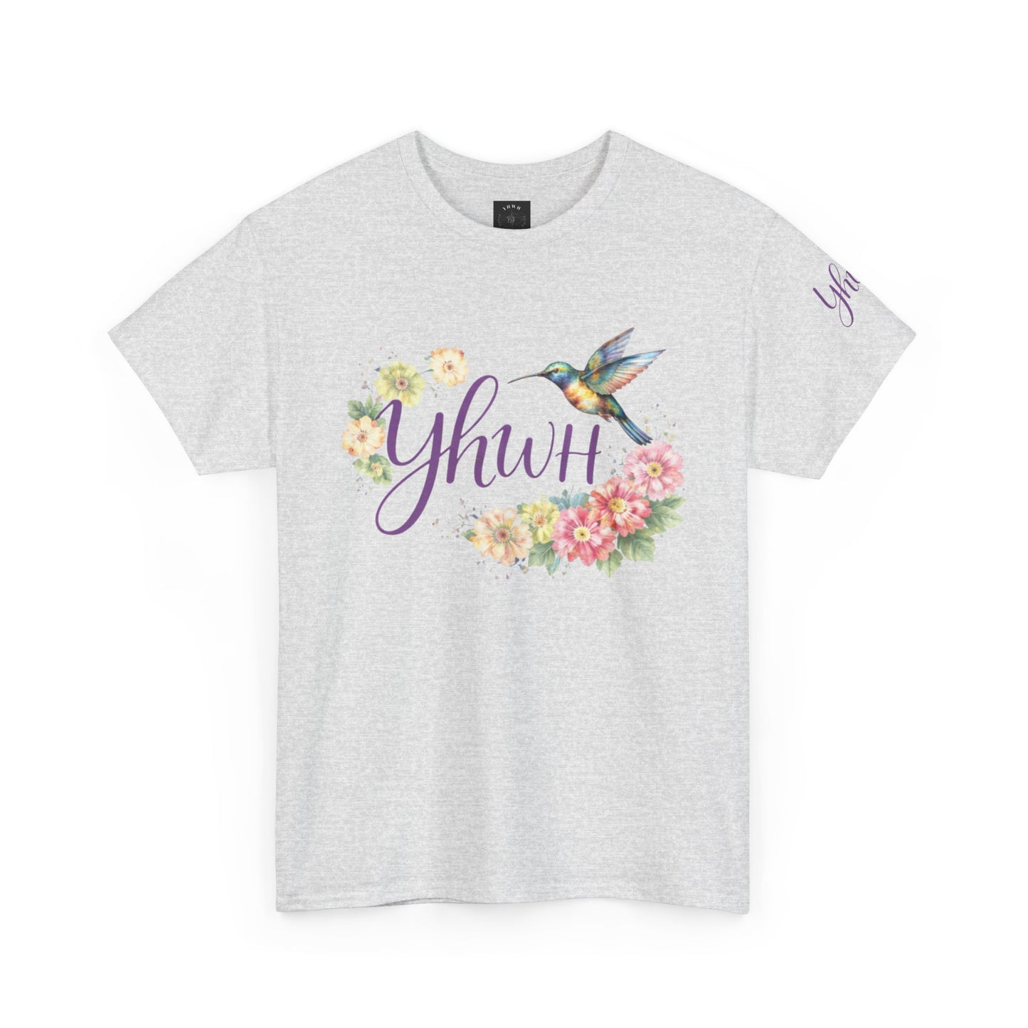 *Spring special edition* "YHWH"  Hummingbird (Floral version) Christian Faith Tee