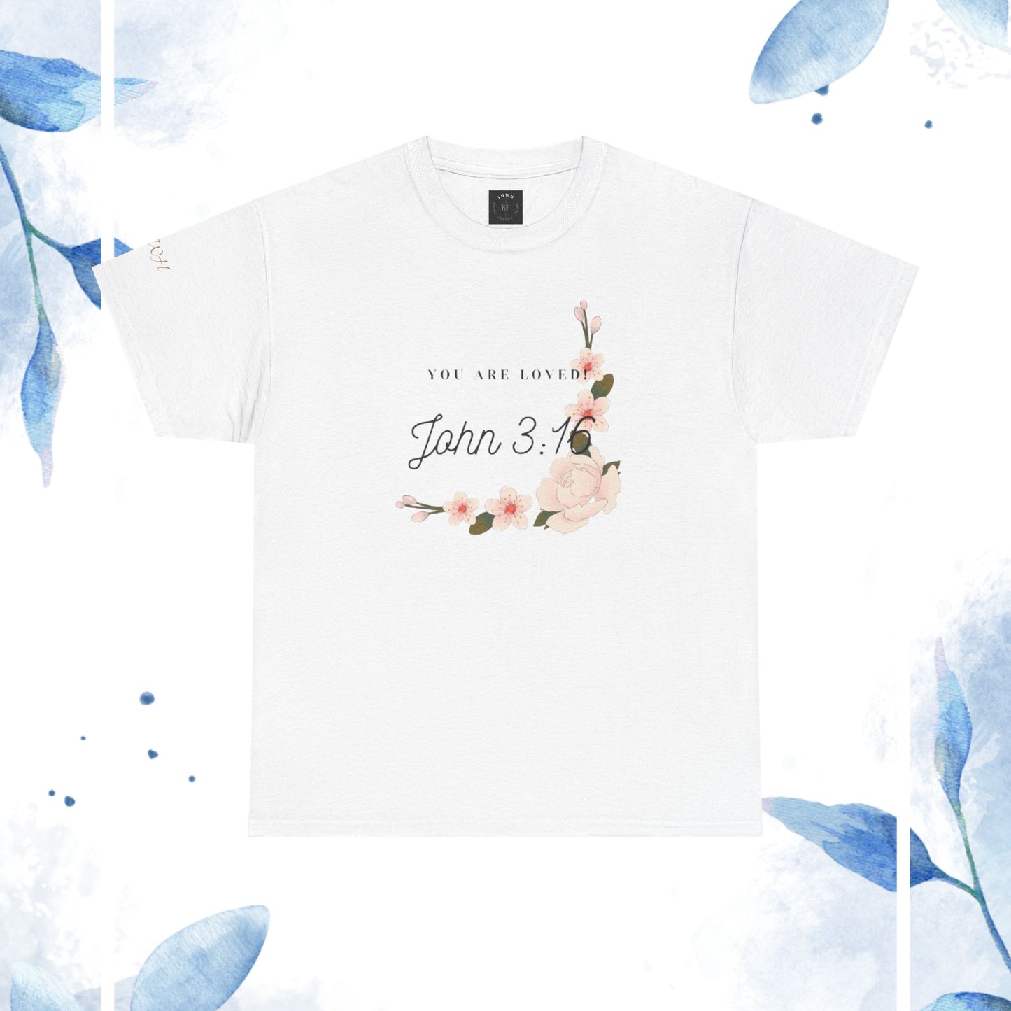 Floral John 3:16 t-shirt (Mothers day special)
