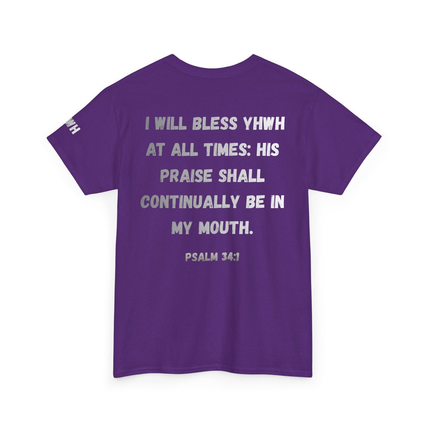 Amen Psalm 34:1 T-Shirt — Christian Faith Tee