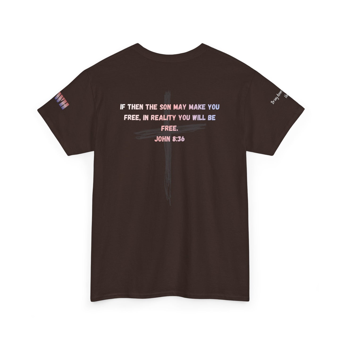 4th of July limited edition T-Shirt — "Freedom Begins on Our Knees" Christian Bible Verse Tee