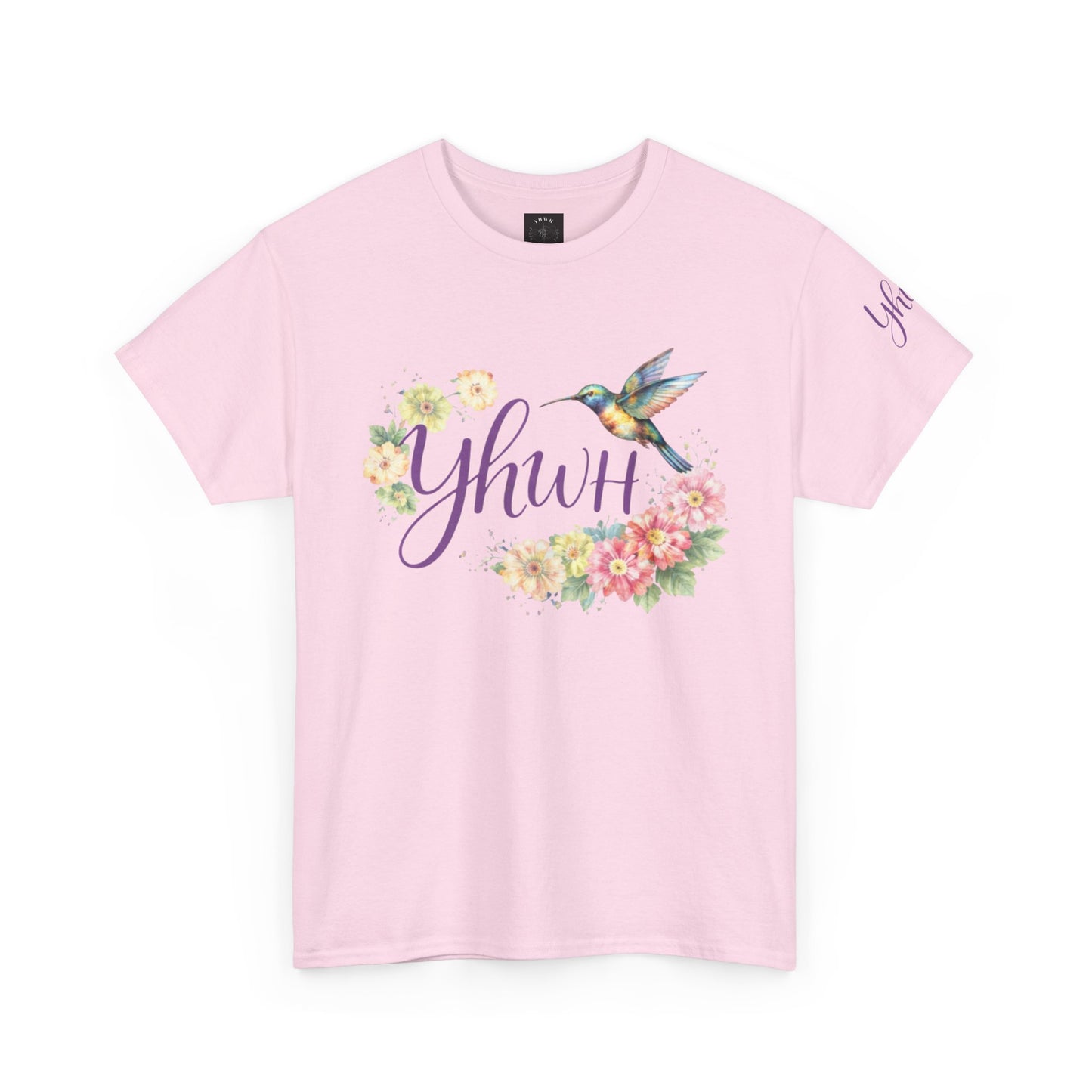 *Spring special edition* "YHWH"  Hummingbird (Floral version) Christian Faith Tee