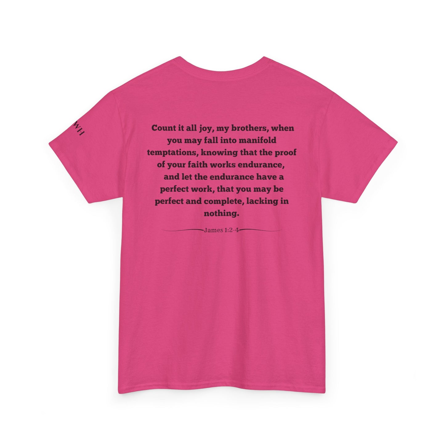 'Without the Rain Nothing Can Grow' Tee — Faith Quote Cotton T-Shirt