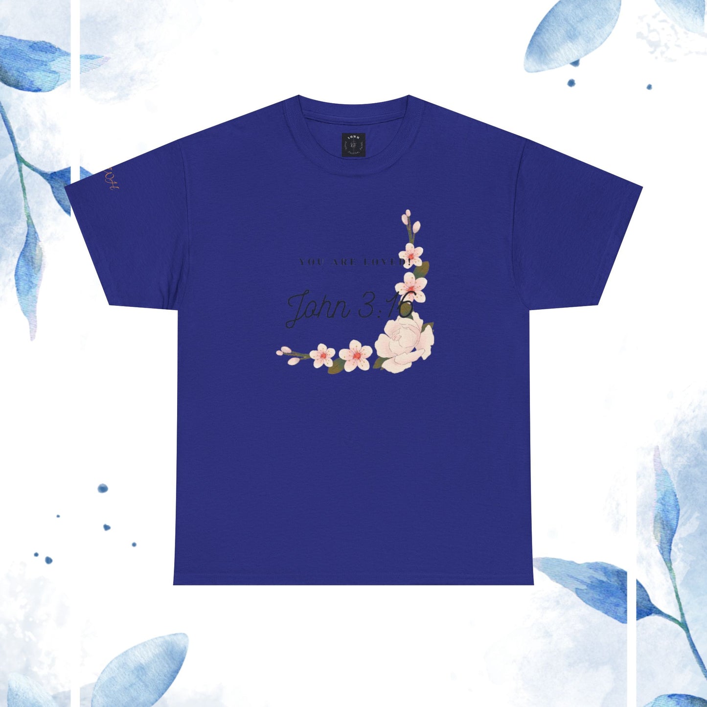 Floral John 3:16 t-shirt (Mothers day special)