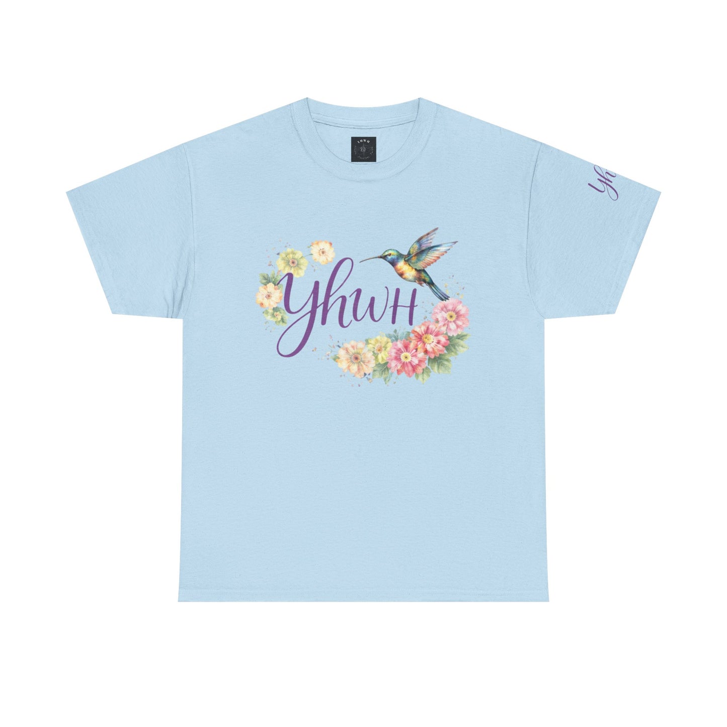 *Spring special edition* "YHWH"  Hummingbird (Floral version) Christian Faith Tee