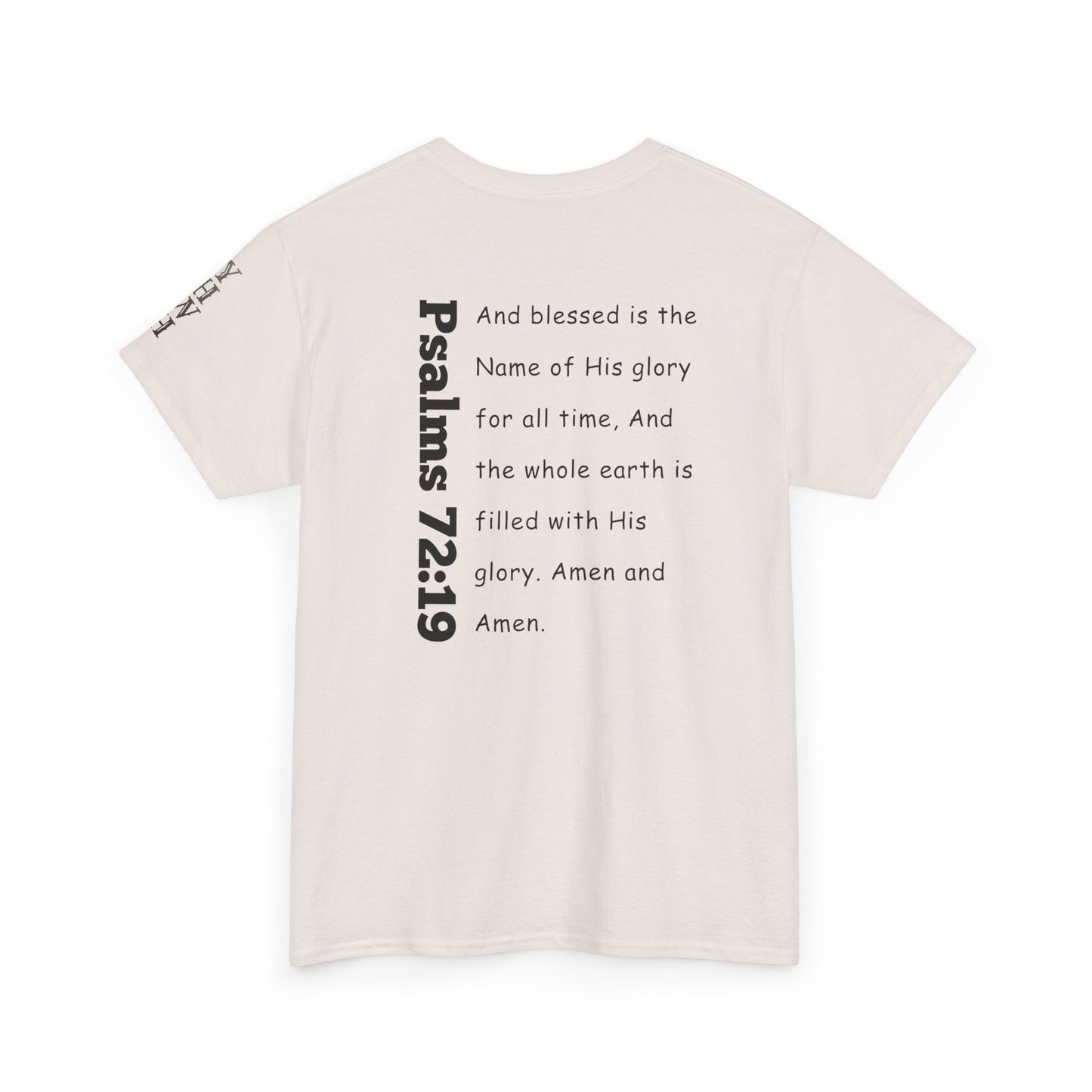 Psalm 72:19 T‑Shirt — 'Just say AMEN' tee