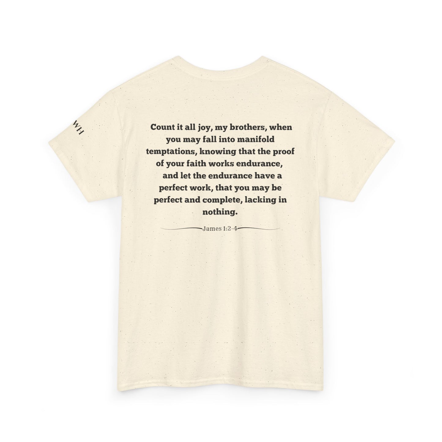 'Without the Rain Nothing Can Grow' Tee — Faith Quote Cotton T-Shirt