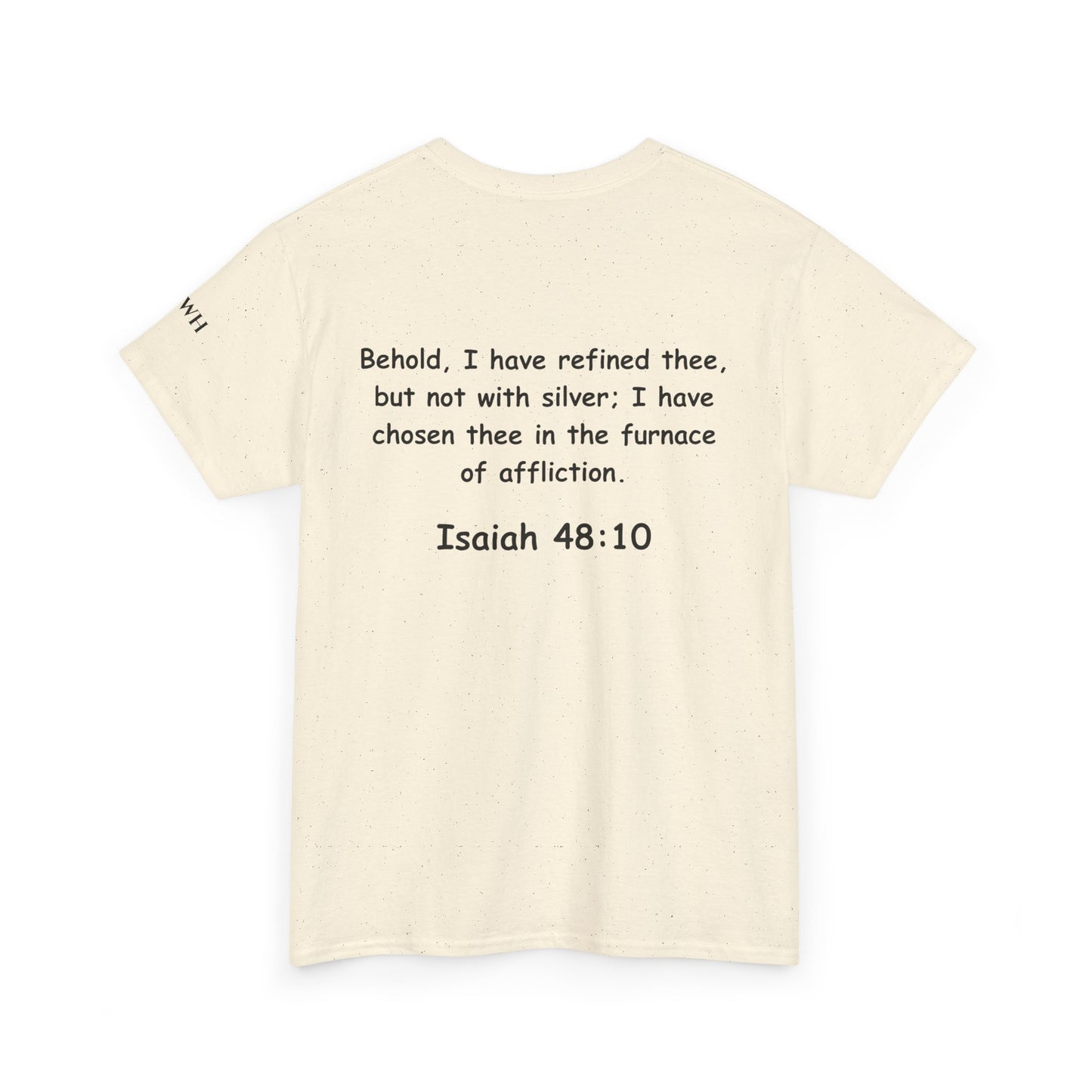 Refined Not Ruined Tee — Isaiah 48:10 Inspirational Christian T‑Shirt