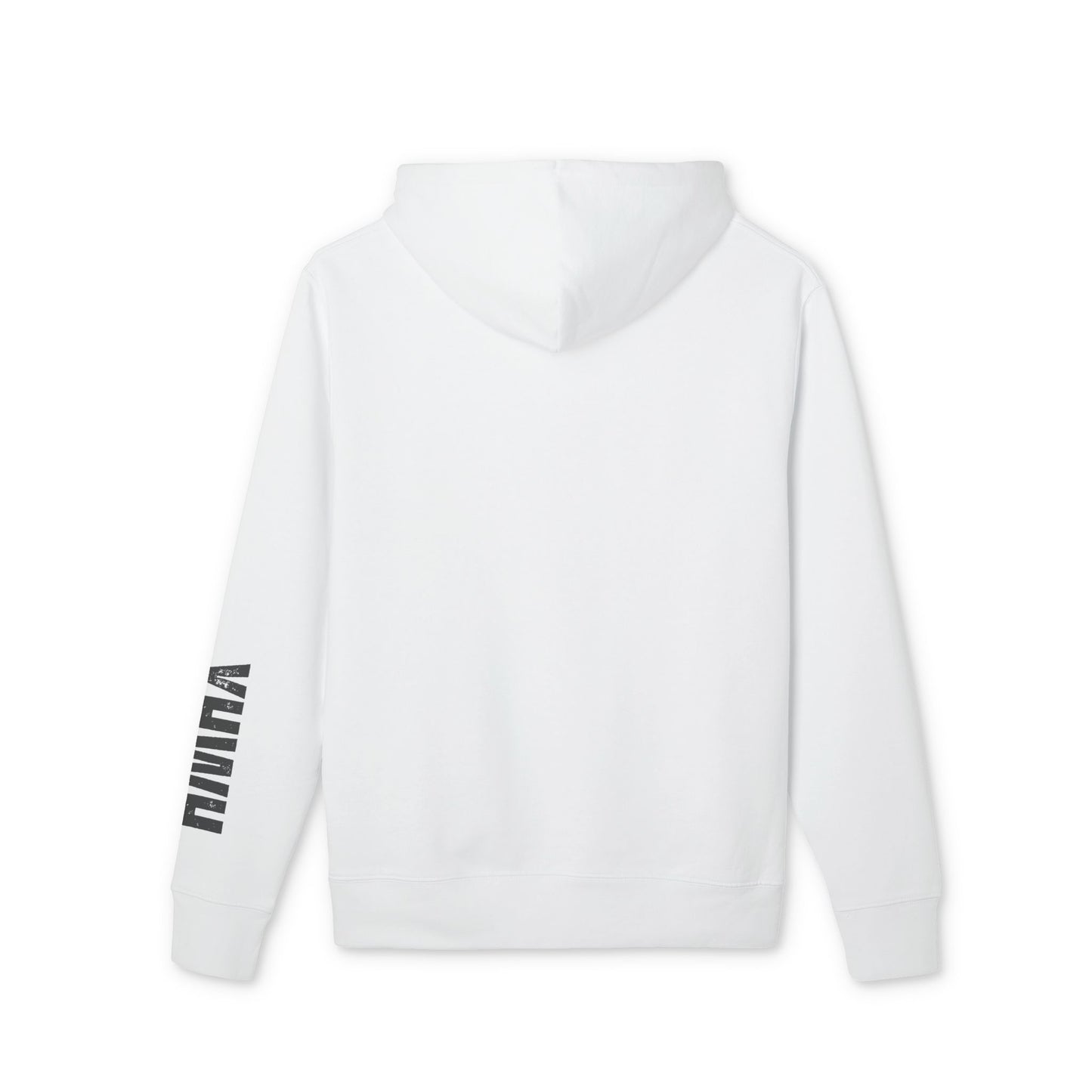 YHWH Hoodie — Minimalist Faith Pullover with Sleeve Print