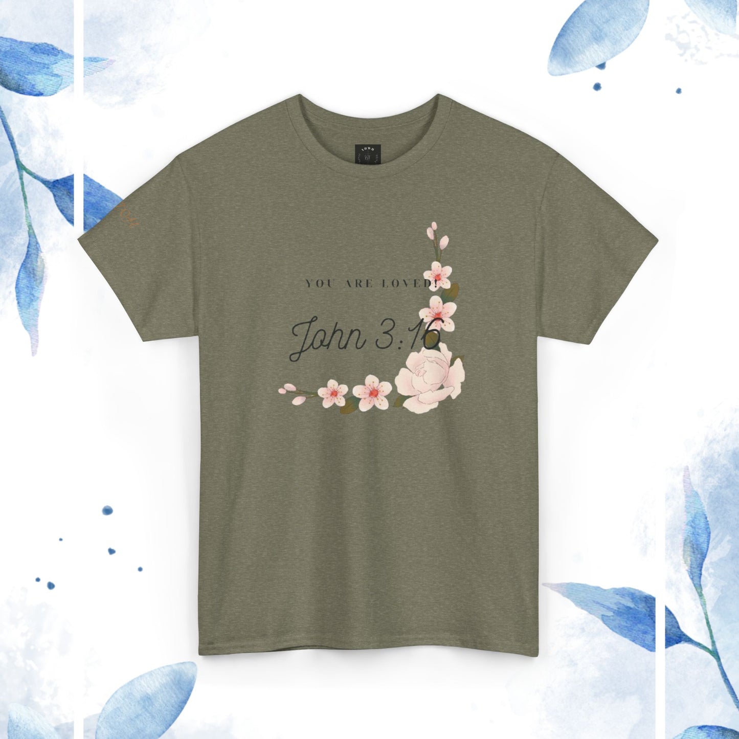 Floral John 3:16 t-shirt (Mothers day special)