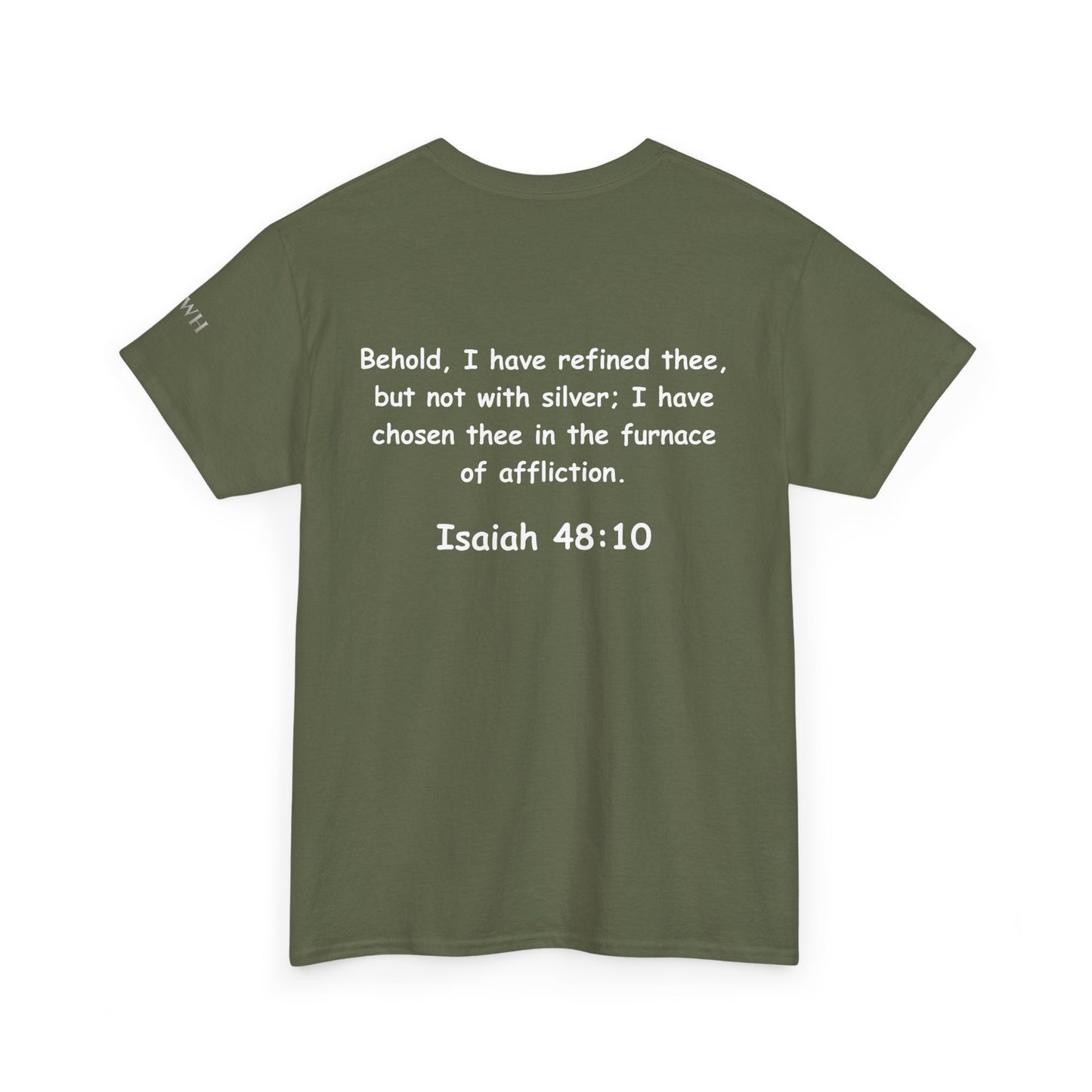 Refined Not Ruined Tee — Isaiah 48:10 Inspirational Christian T‑Shirt