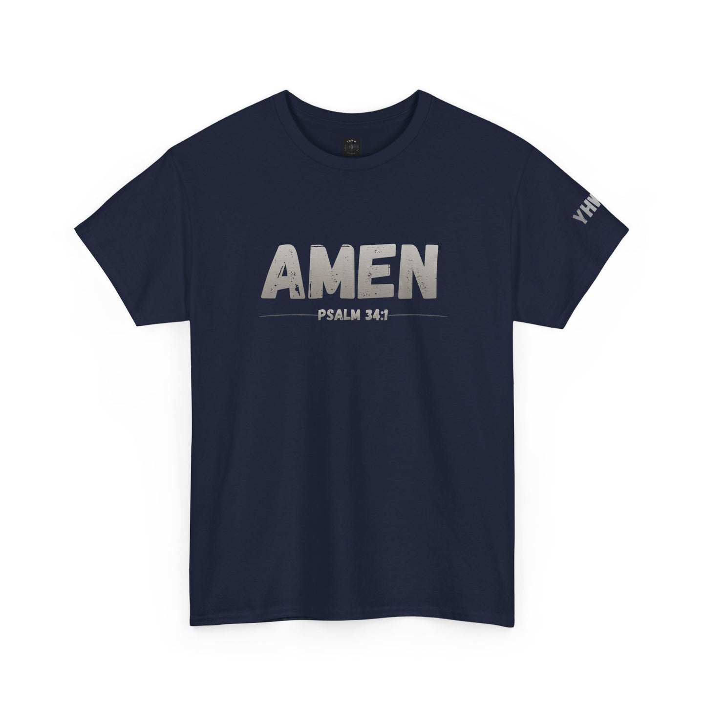 Amen Psalm 34:1 T-Shirt — Christian Faith Tee