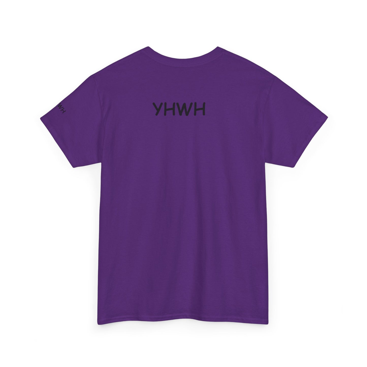 Adult  'Pray Love Smile' Tee — Christian Graphic T-Shirt with Pink Hearts (YHWH Back)