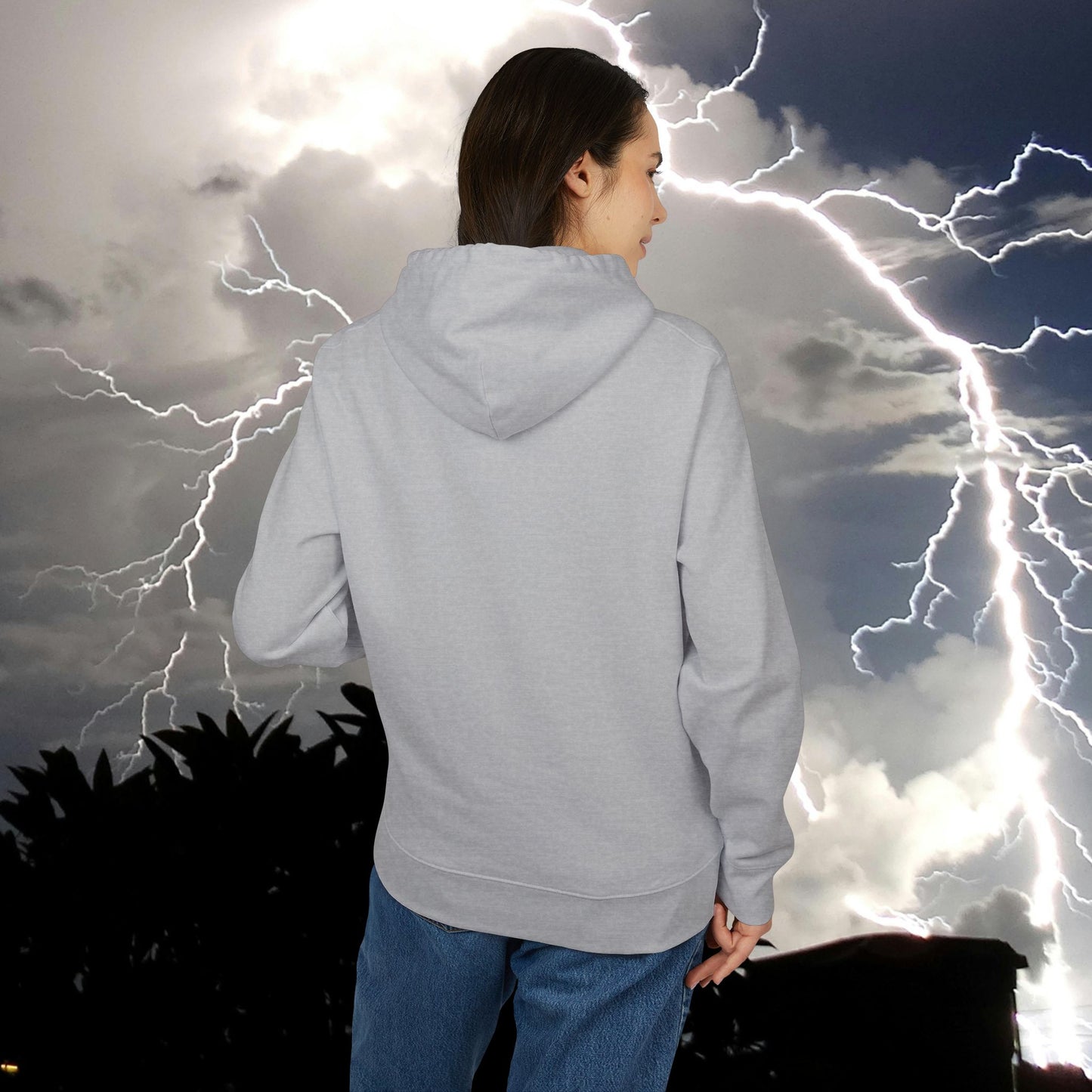 Sailboat Quote Hoodie —"With YHWH there is no storm..."