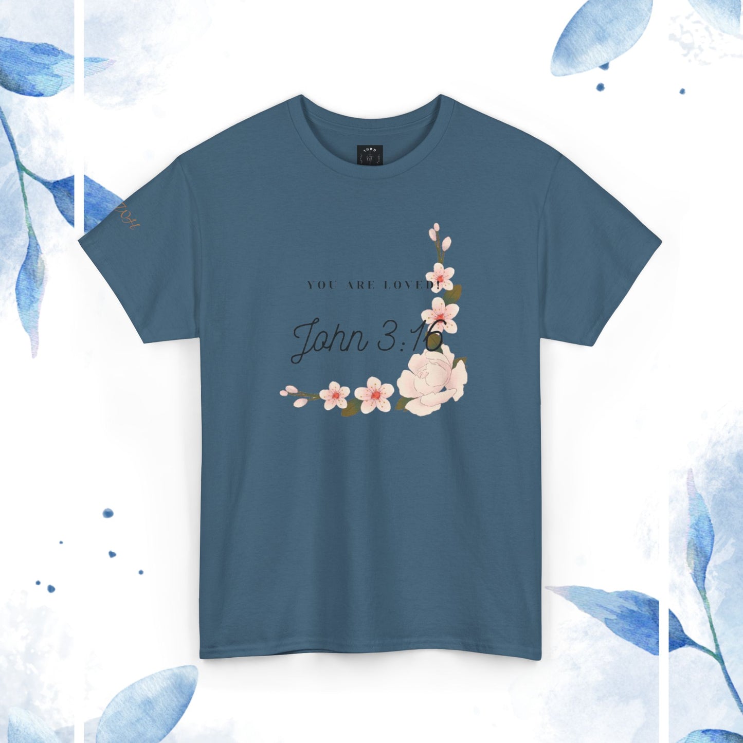 Floral John 3:16 t-shirt (Mothers day special)