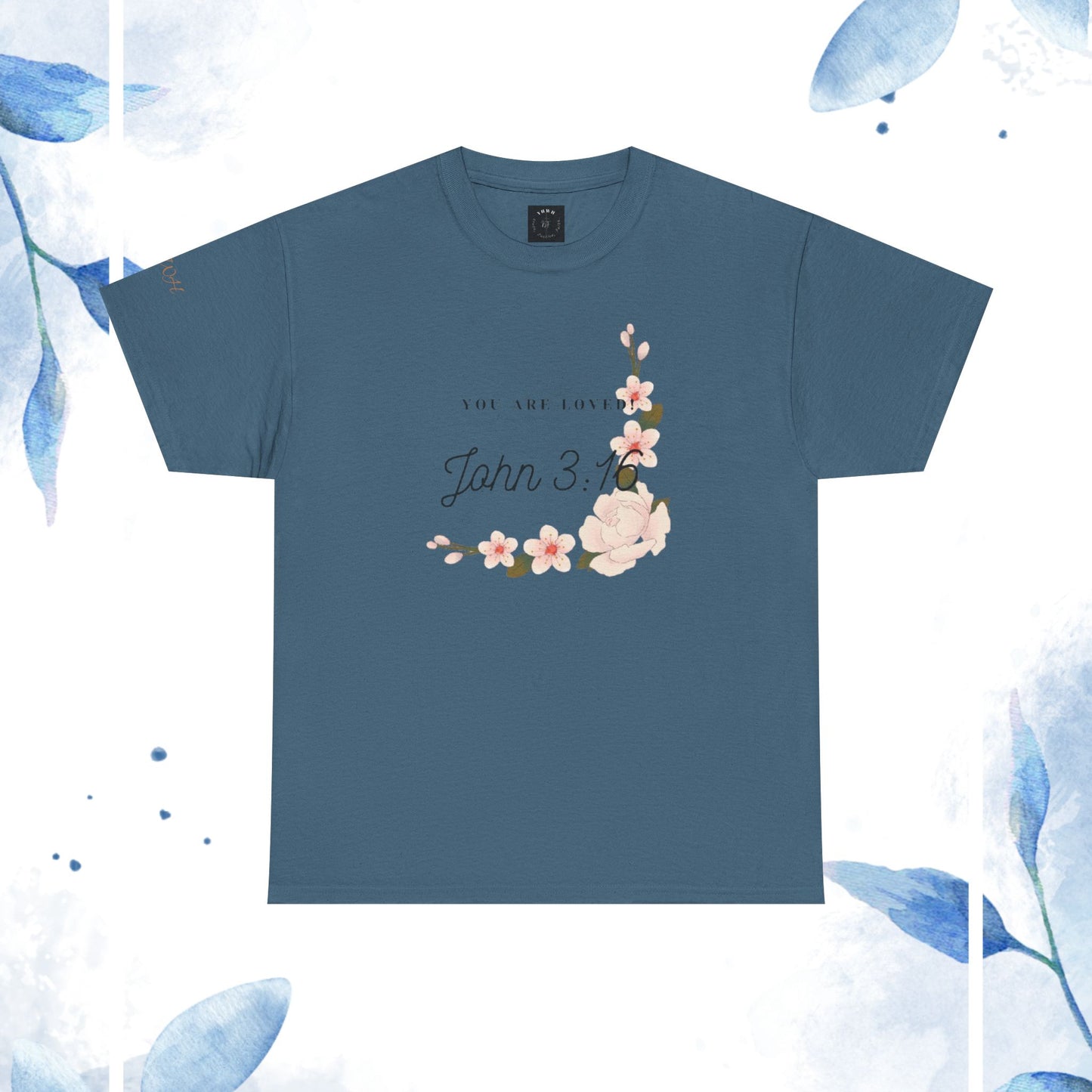 Floral John 3:16 t-shirt (Mothers day special)