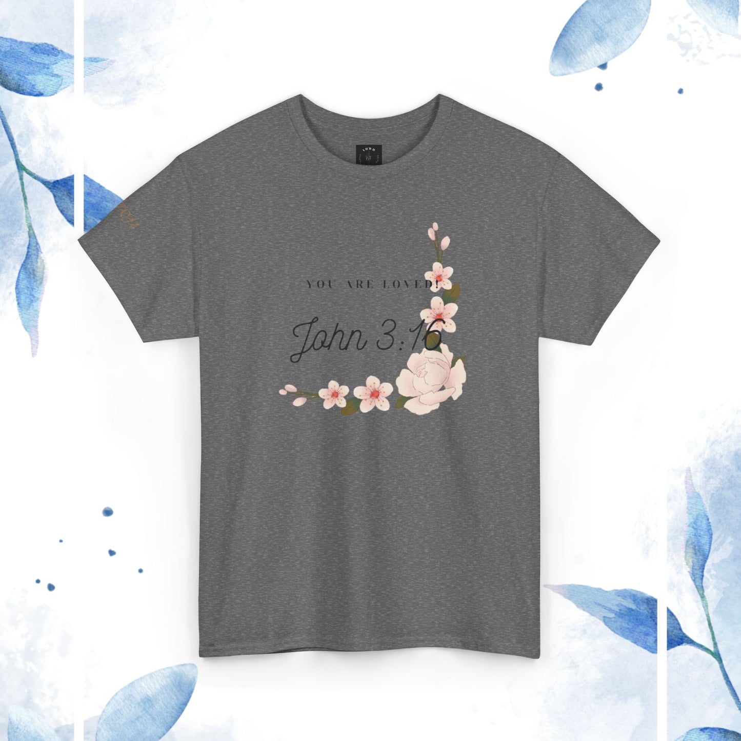 Floral John 3:16 t-shirt (Mothers day special)