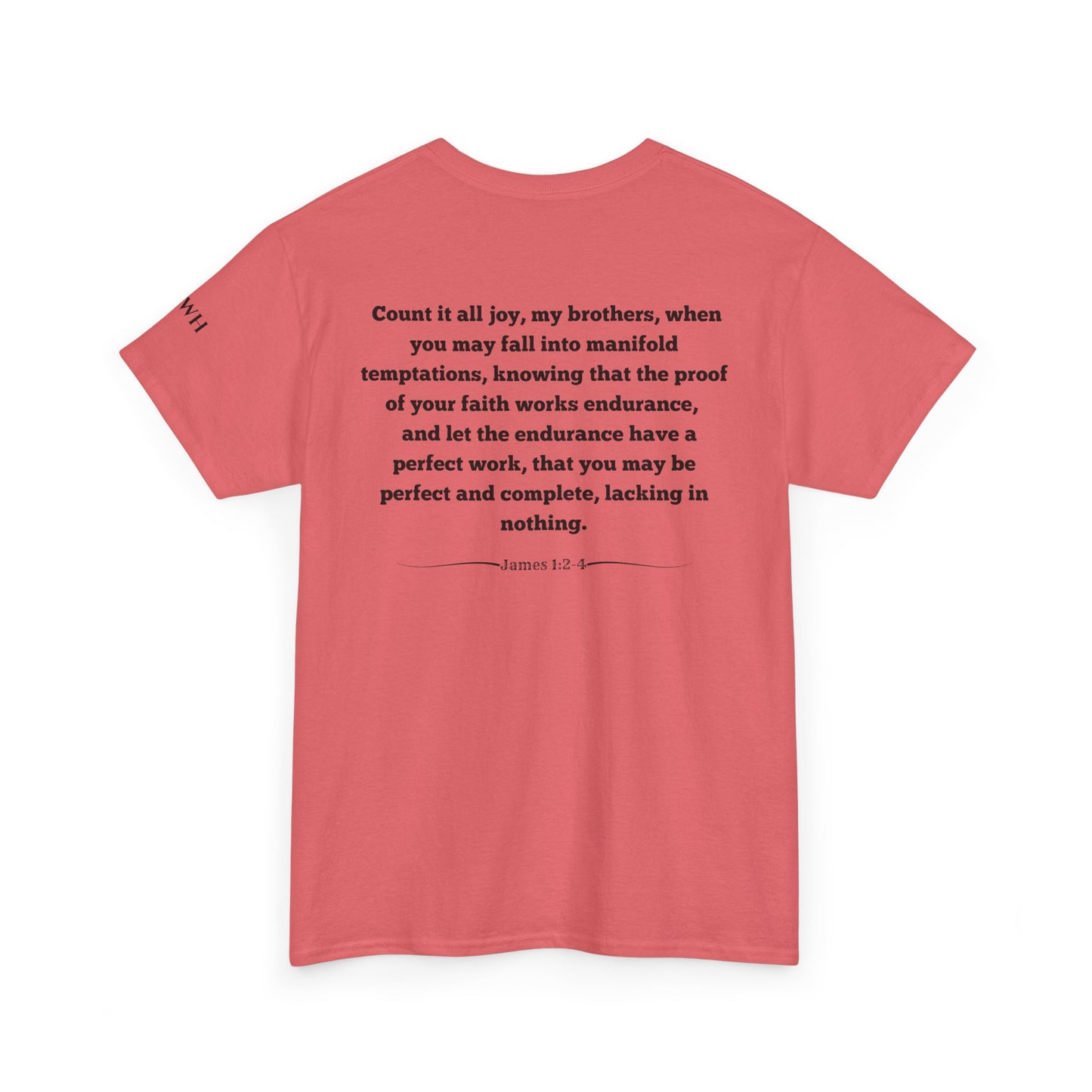 'Without the Rain Nothing Can Grow' Tee — Faith Quote Cotton T-Shirt