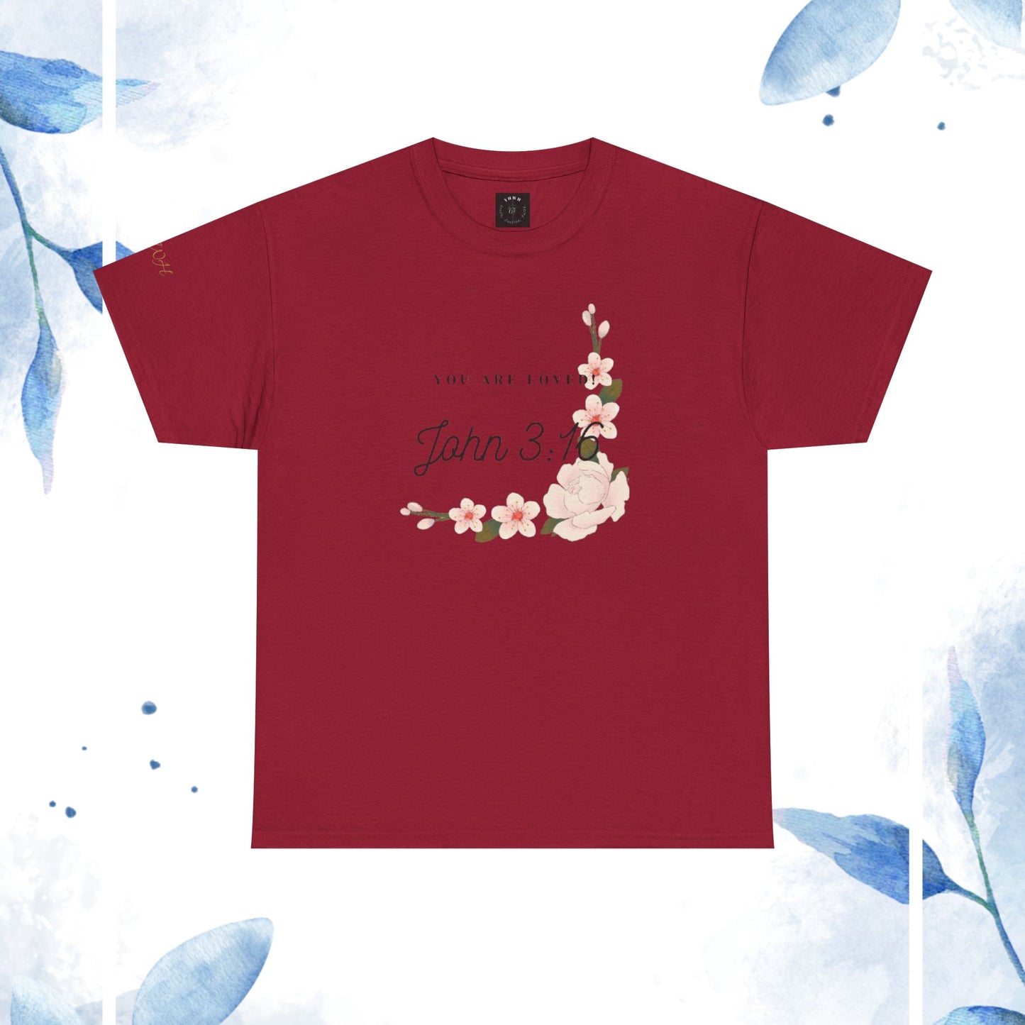 Floral John 3:16 t-shirt (Mothers day special)
