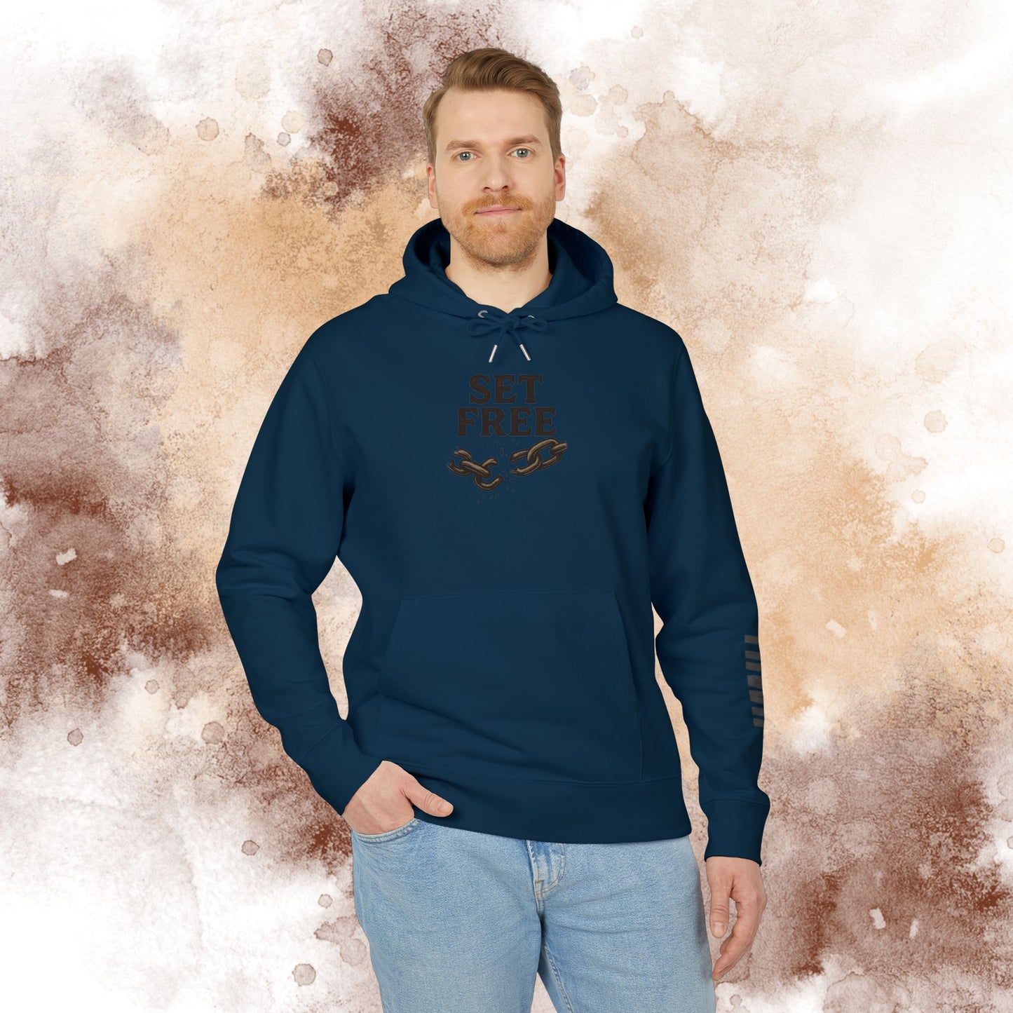 'Set FREE' hoodie with verse John 8:36