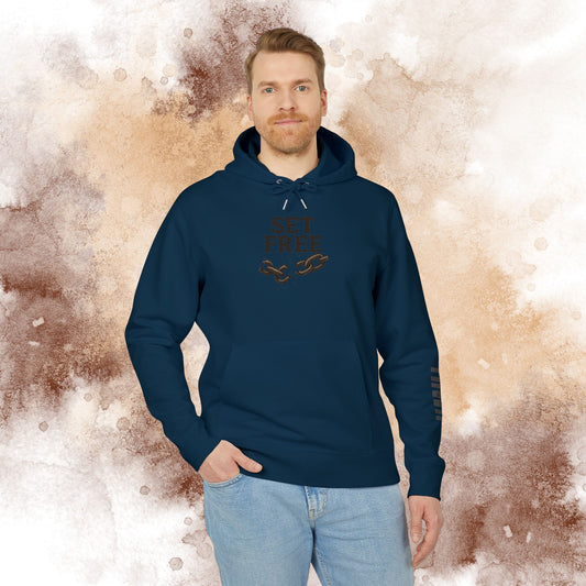 'Set FREE' hoodie with verse John 8:36