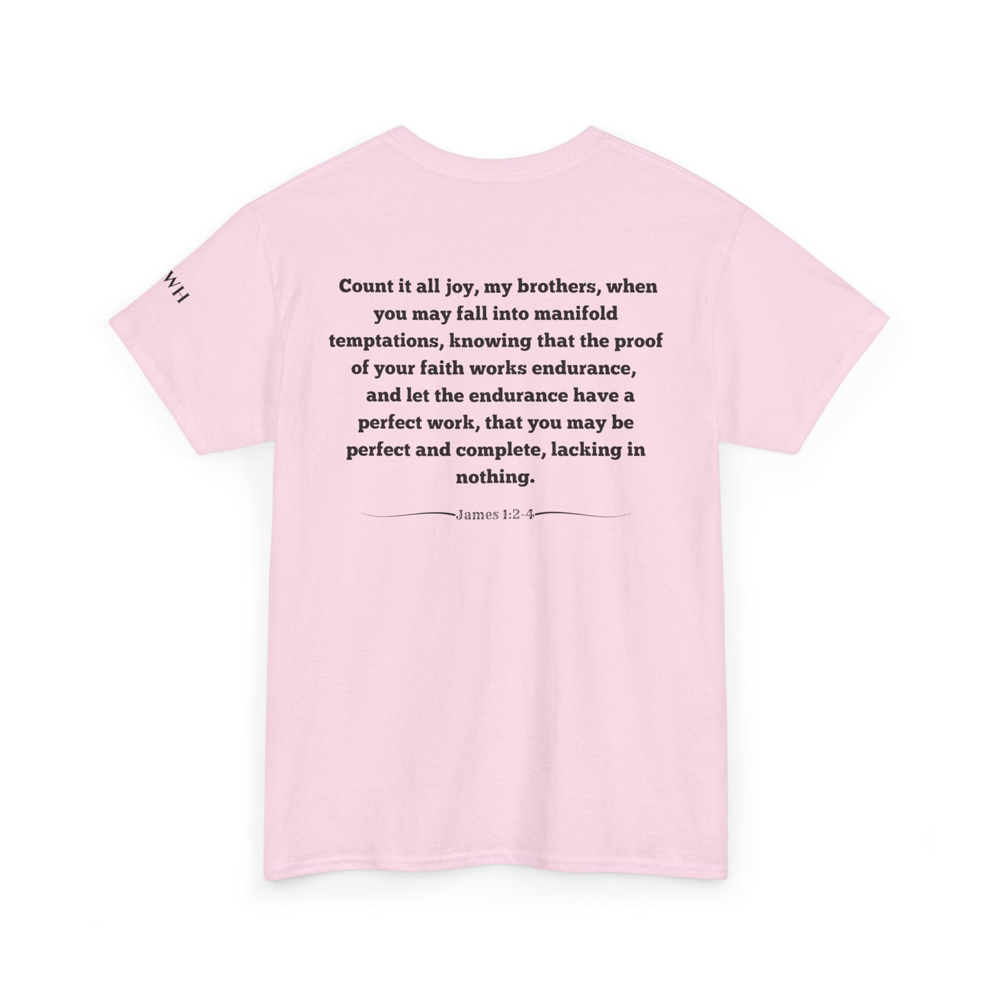 'Without the Rain Nothing Can Grow' Tee — Faith Quote Cotton T-Shirt