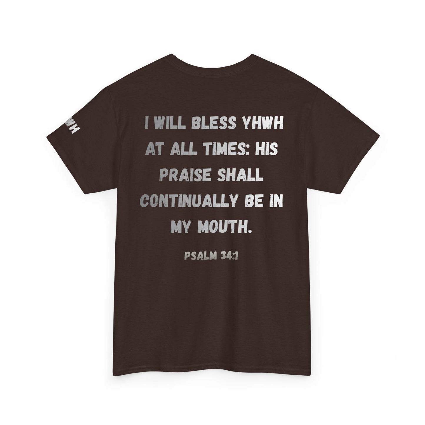 Amen Psalm 34:1 T-Shirt — Christian Faith Tee