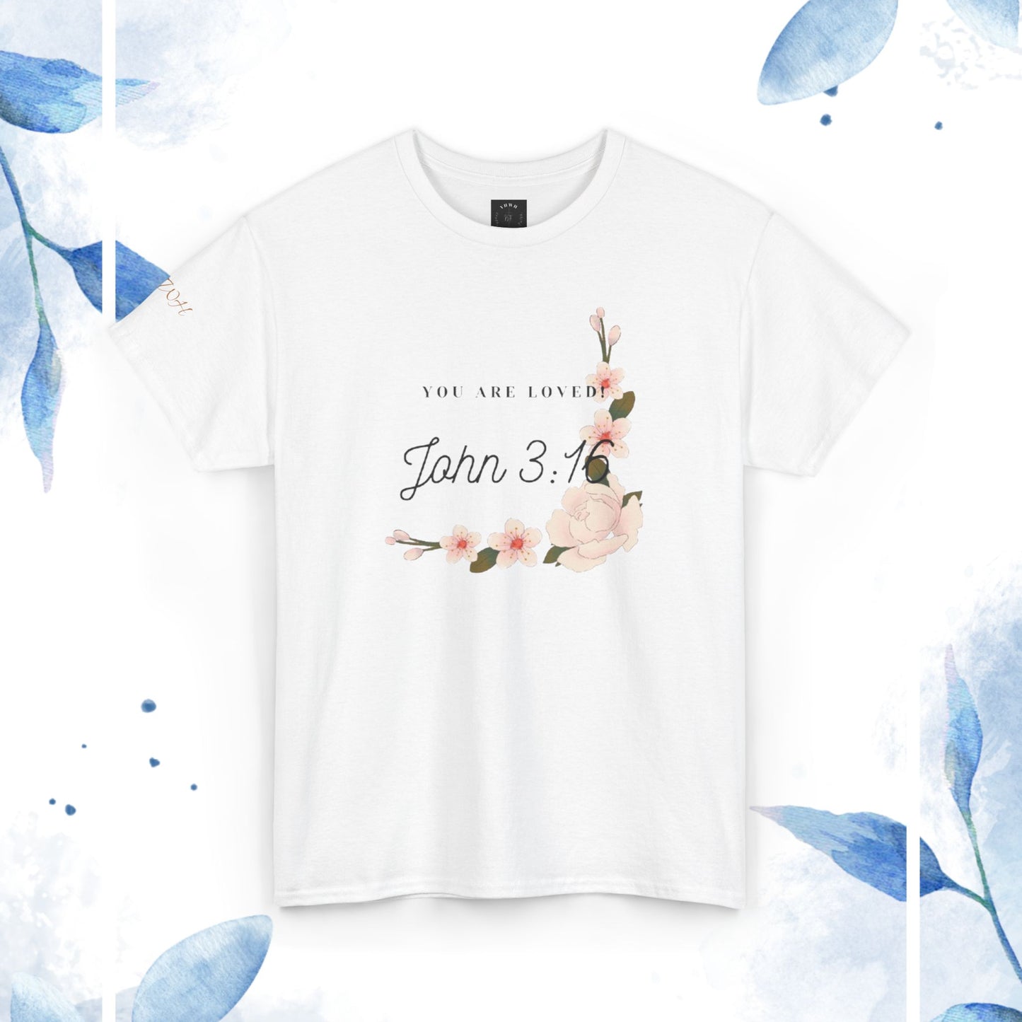 Floral John 3:16 t-shirt (Mothers day special)