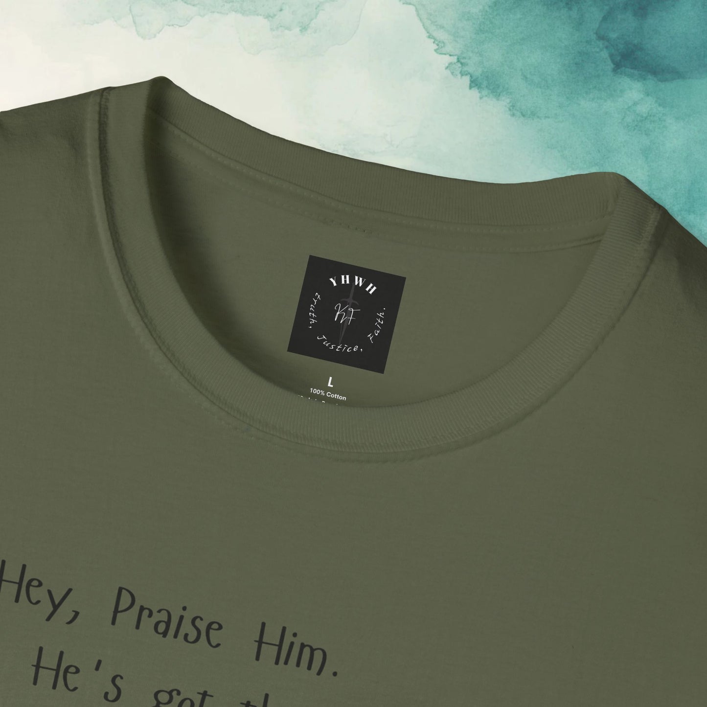 Philippians 4:6 'Praise Him' Parakeet T-Shirt