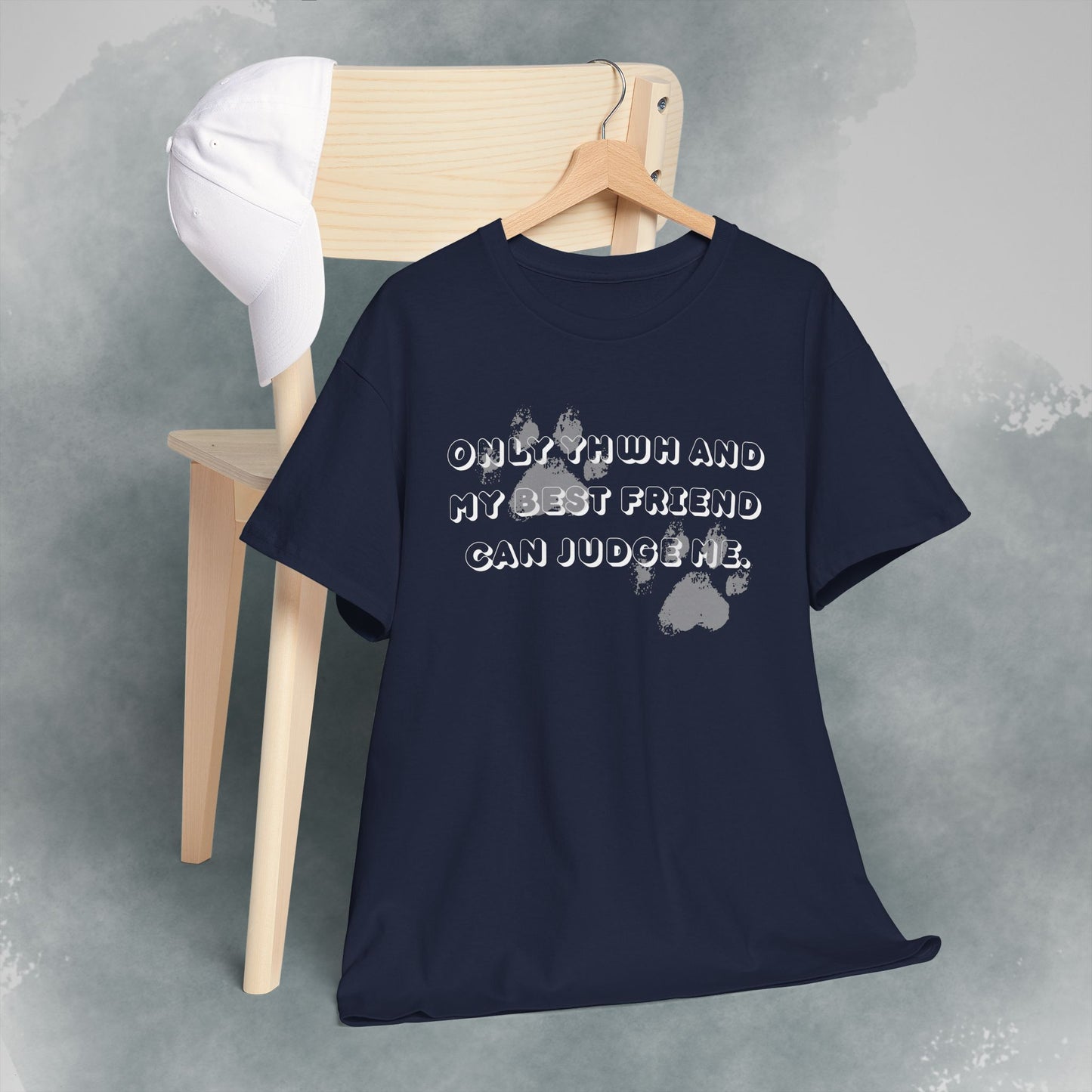 Graphic Tee — "Only God and My Best Friend Can Judge Me" Casual White T-Shirt