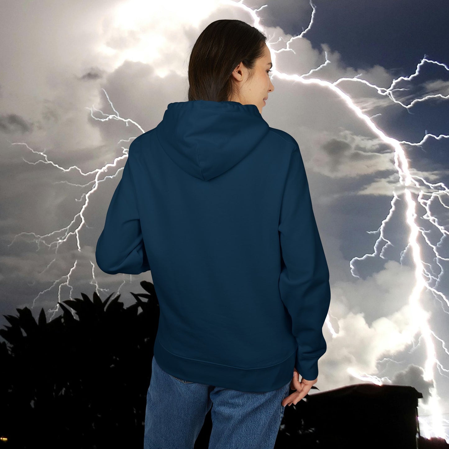 Sailboat Quote Hoodie —"With YHWH there is no storm..."