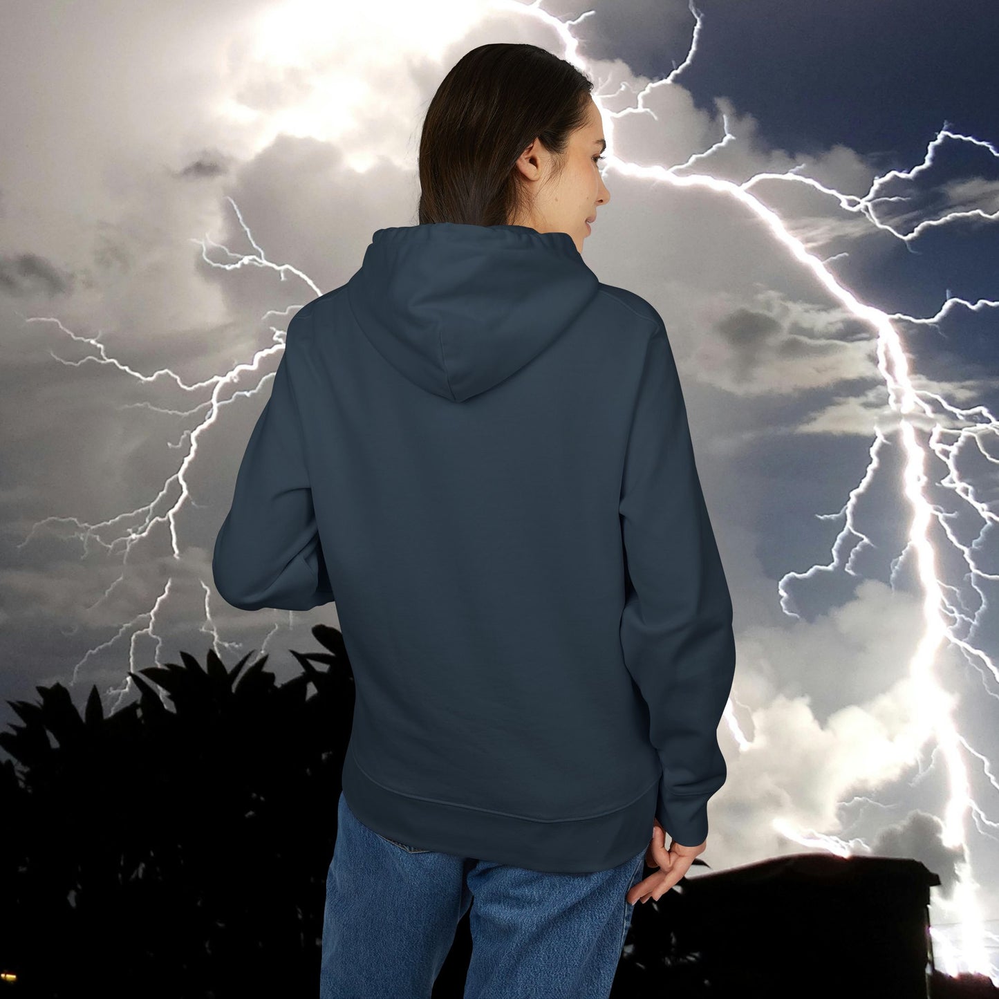 Sailboat Quote Hoodie —"With YHWH there is no storm..."