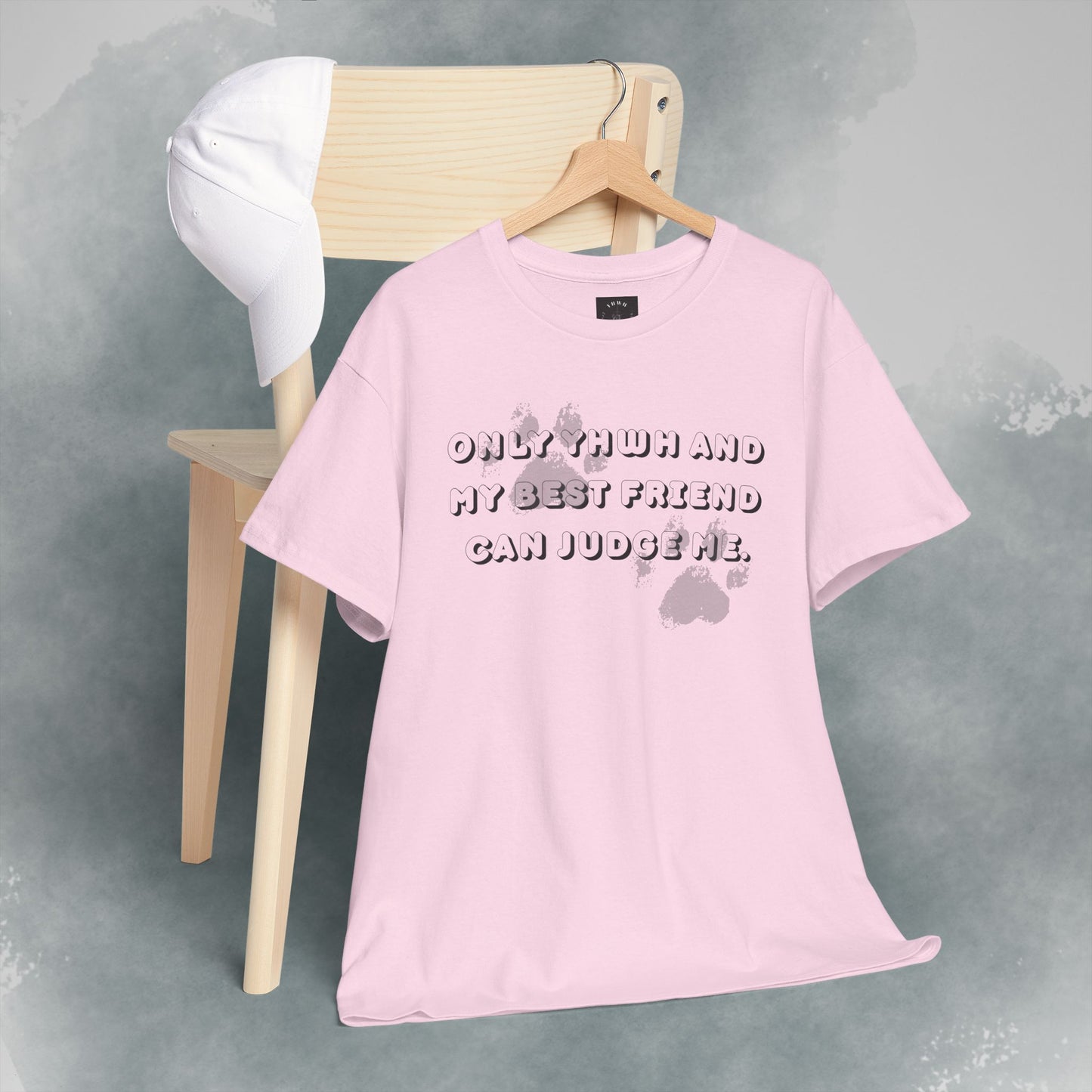 Graphic Tee — "Only God and My Best Friend Can Judge Me" Casual White T-Shirt