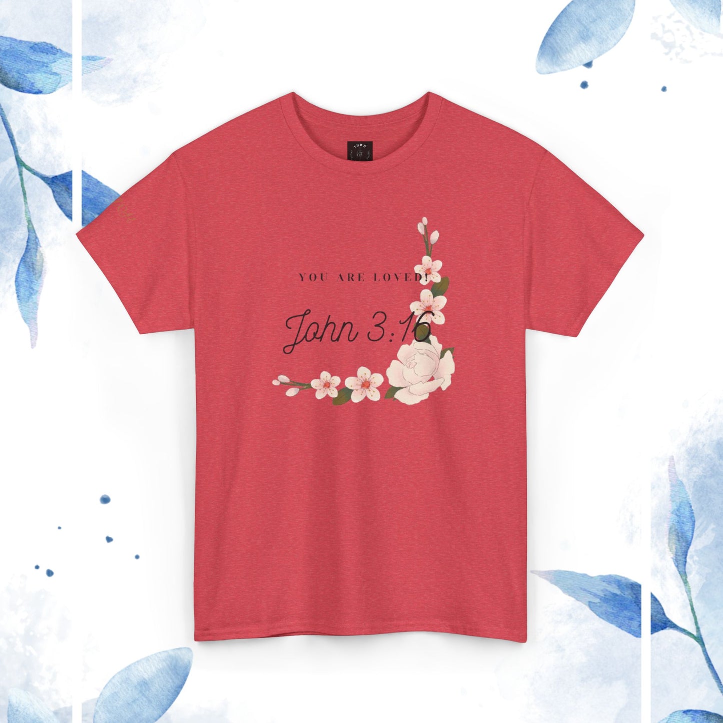 Floral John 3:16 t-shirt (Mothers day special)