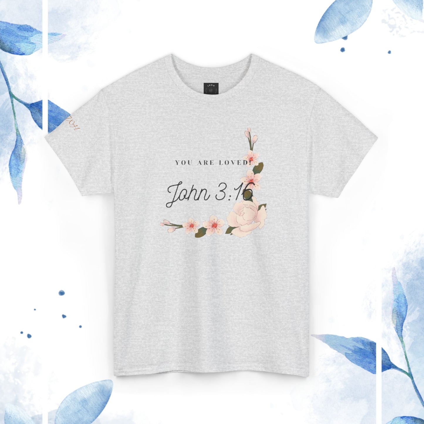 Floral John 3:16 t-shirt (Mothers day special)
