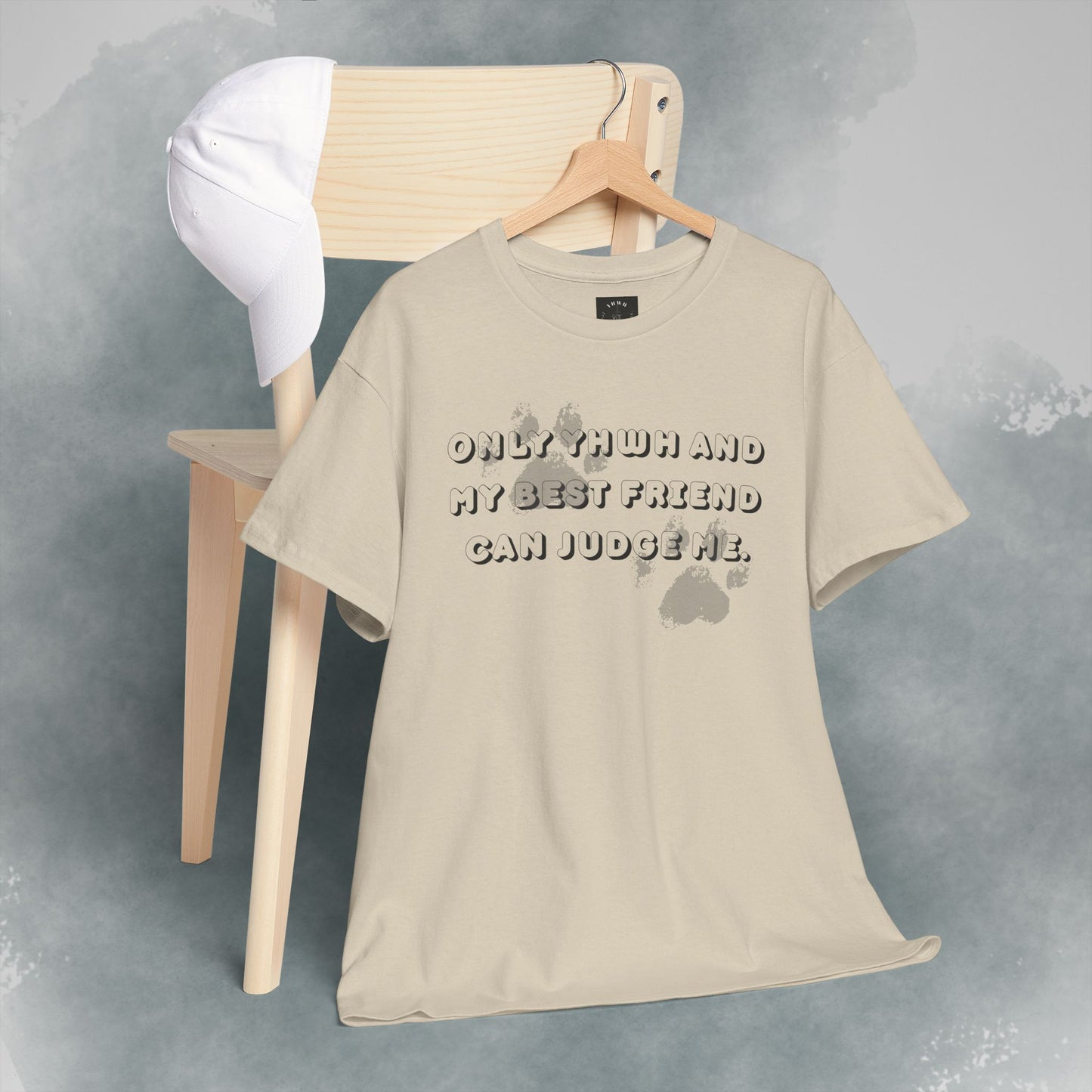 Graphic Tee — "Only God and My Best Friend Can Judge Me" Casual White T-Shirt