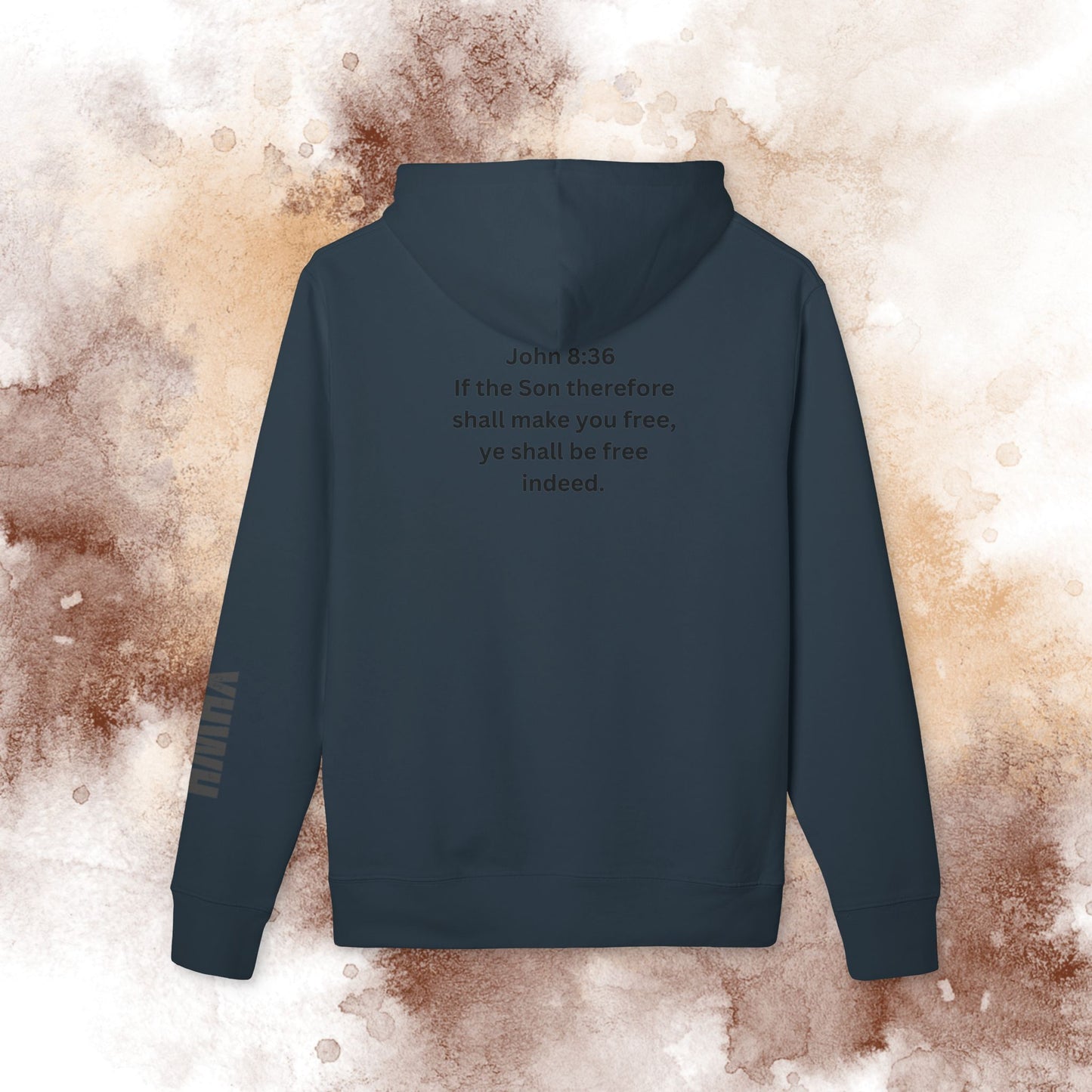 'Set FREE' hoodie with verse John 8:36