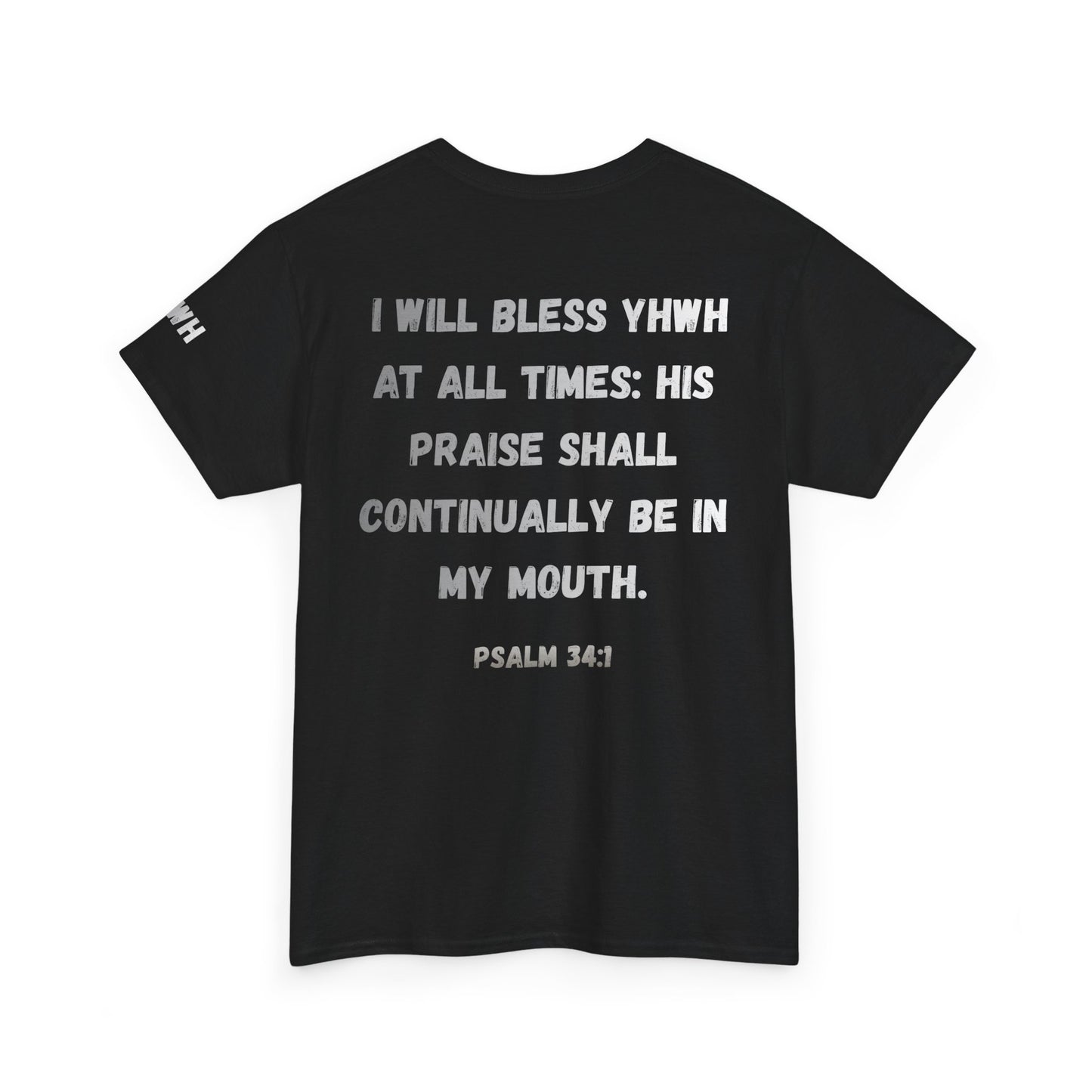 Amen Psalm 34:1 T-Shirt — Christian Faith Tee
