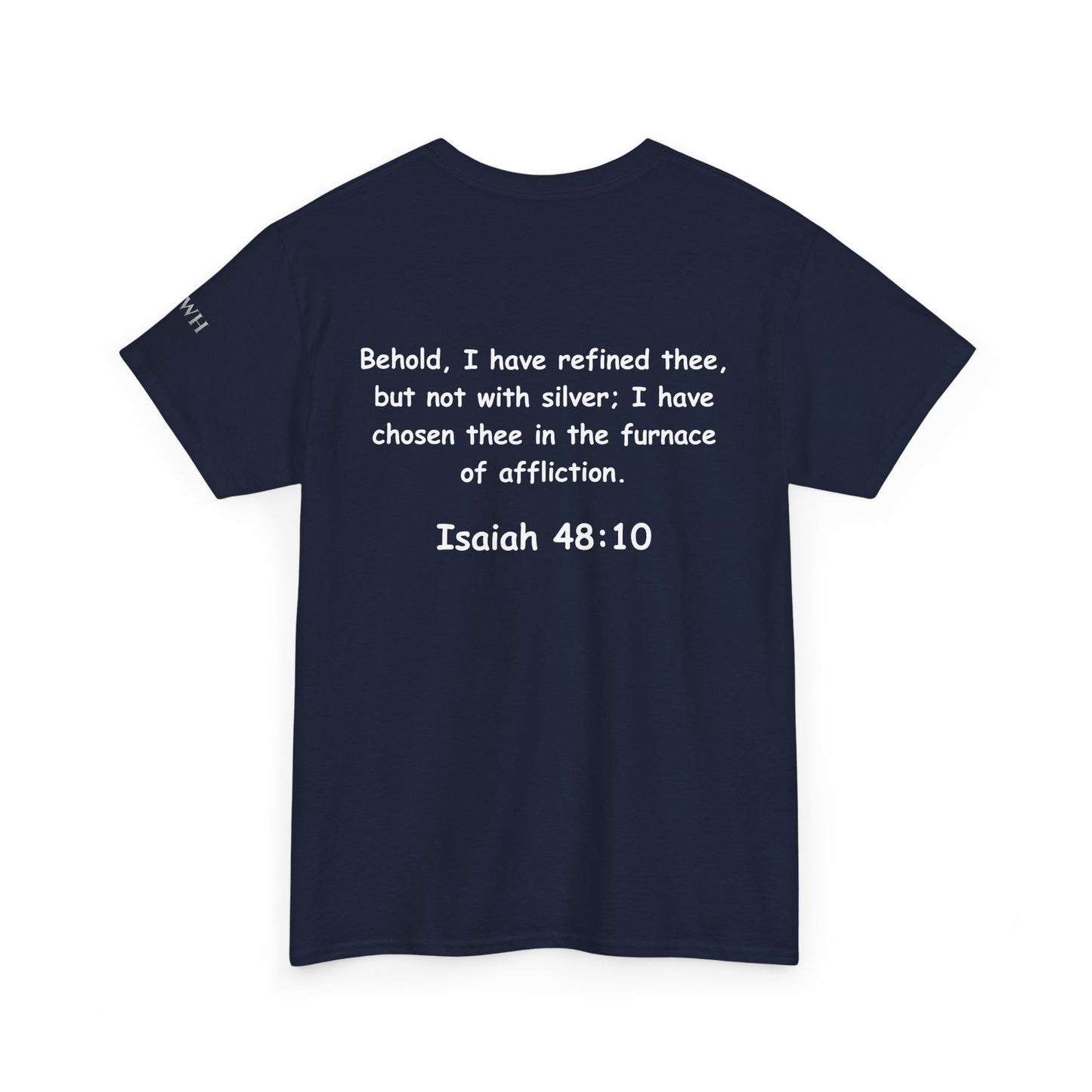 Refined Not Ruined Tee — Isaiah 48:10 Inspirational Christian T‑Shirt