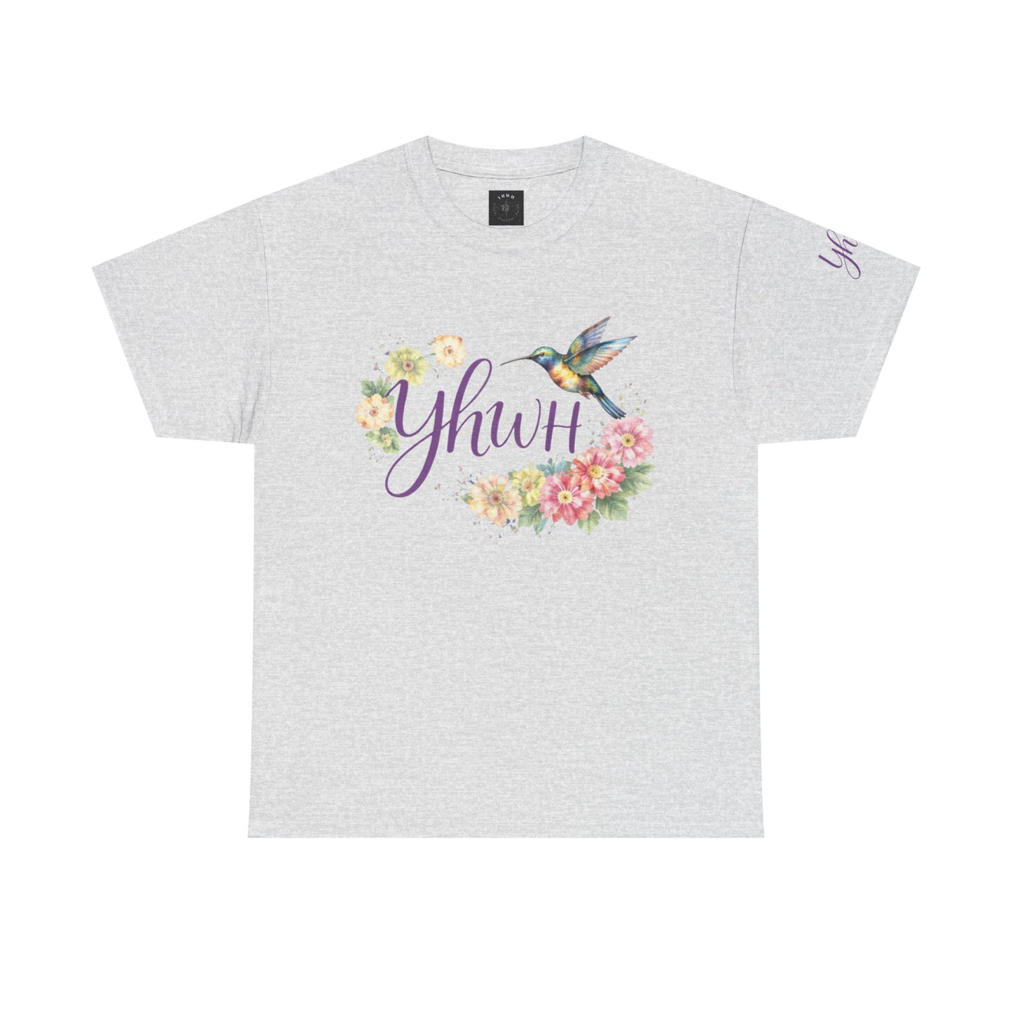 *Spring special edition* "YHWH"  Hummingbird (Floral version) Christian Faith Tee