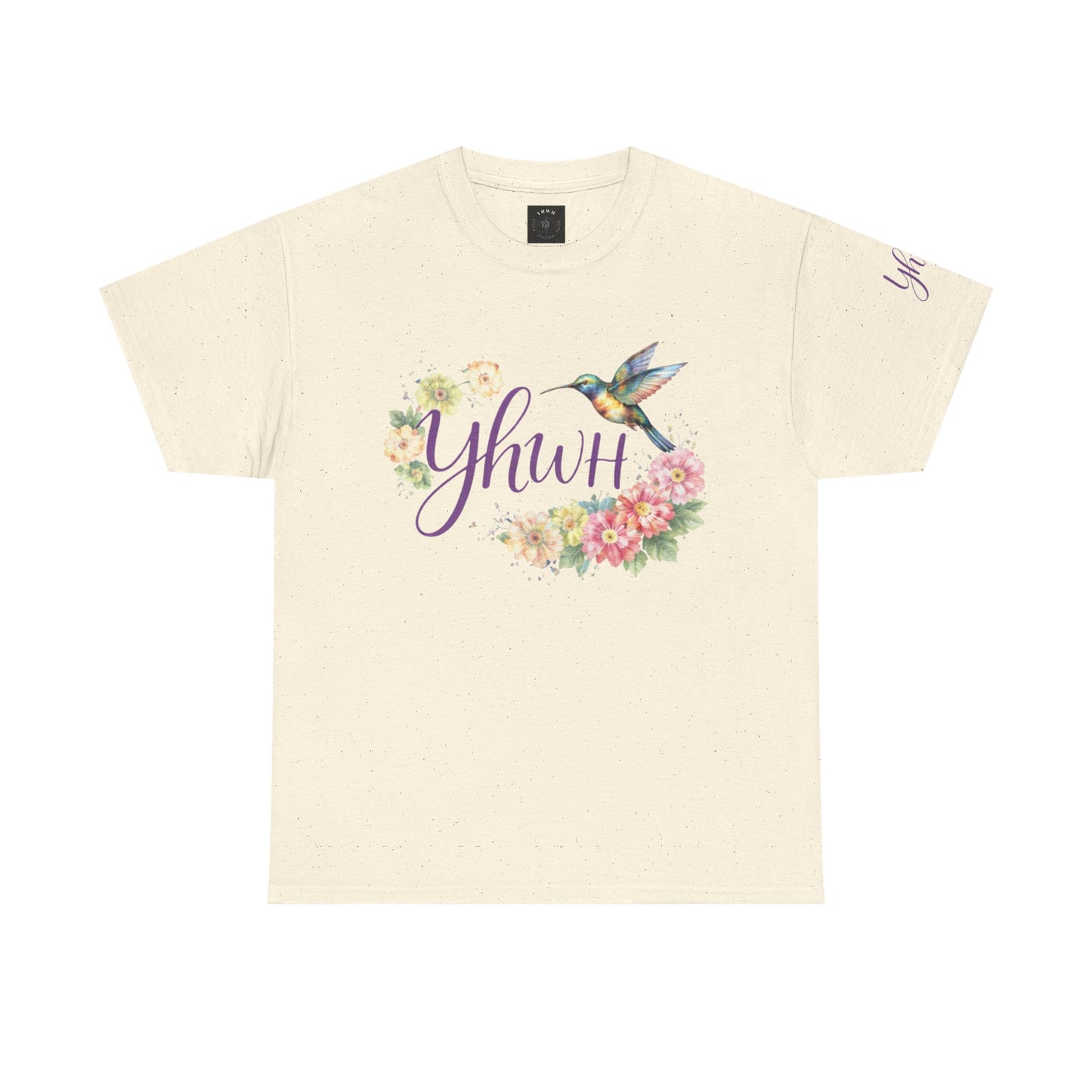 *Spring special edition* "YHWH"  Hummingbird (Floral version) Christian Faith Tee