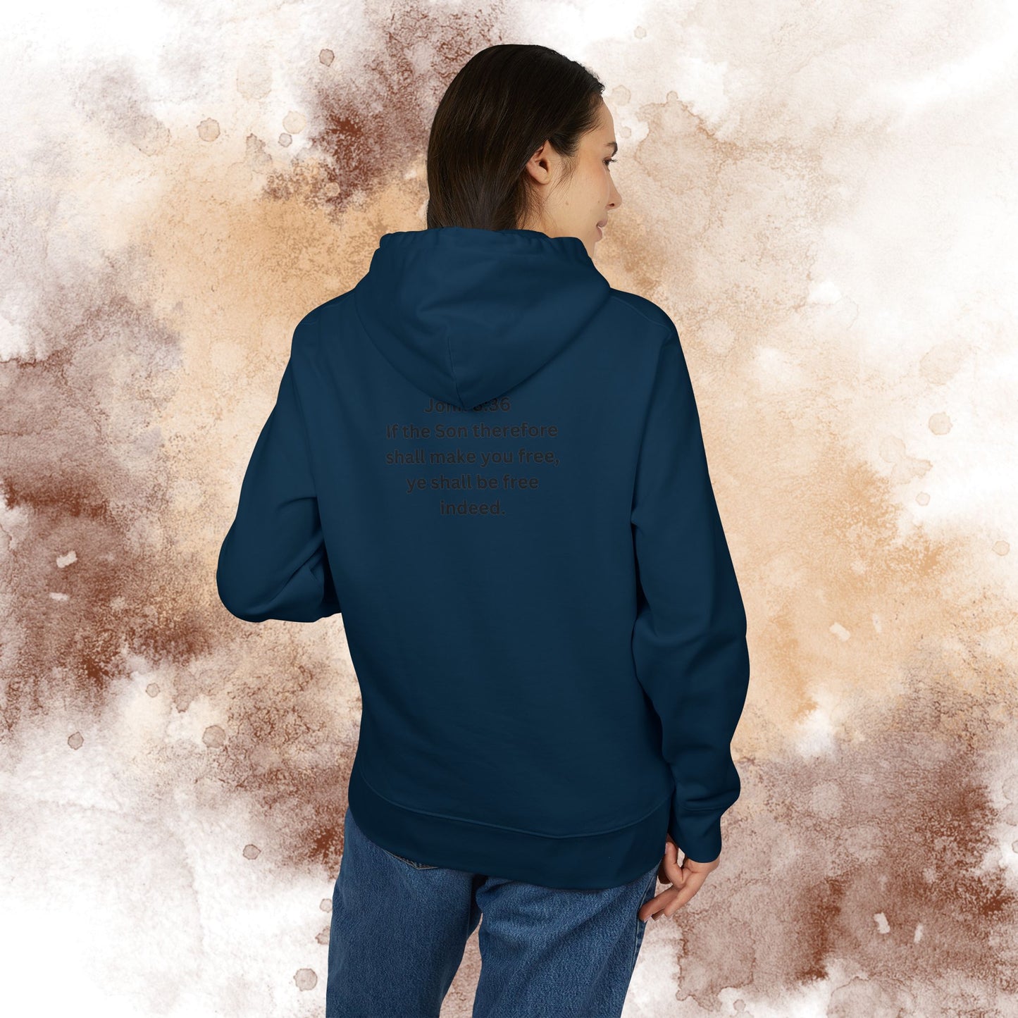 'Set FREE' hoodie with verse John 8:36