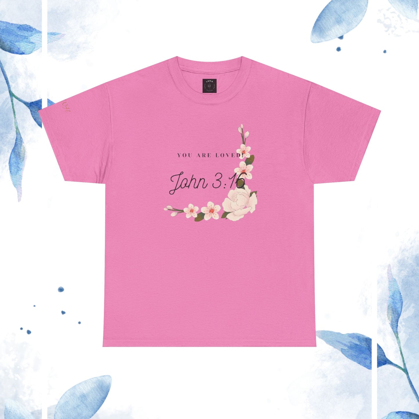 Floral John 3:16 t-shirt (Mothers day special)