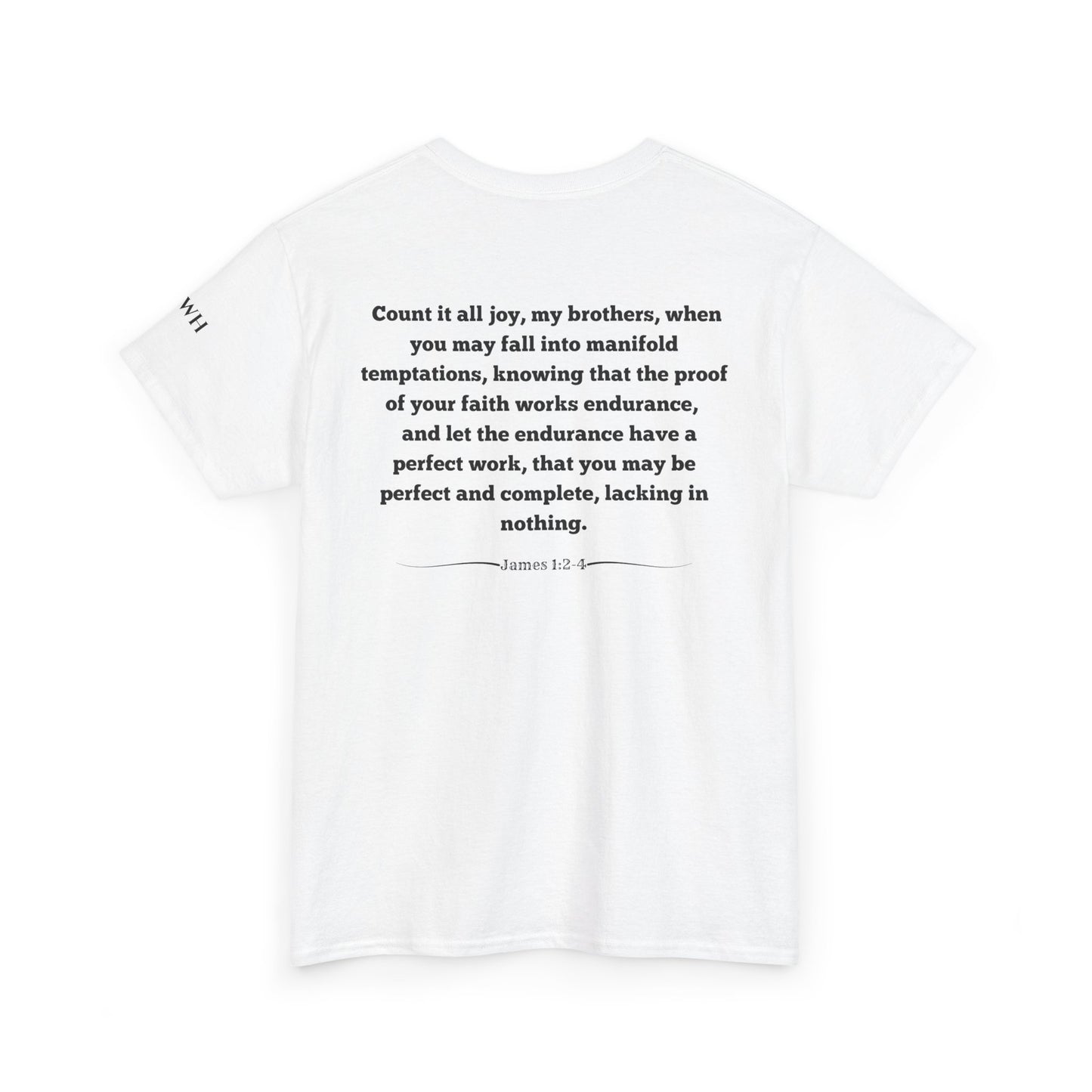 'Without the Rain Nothing Can Grow' Tee — Faith Quote Cotton T-Shirt