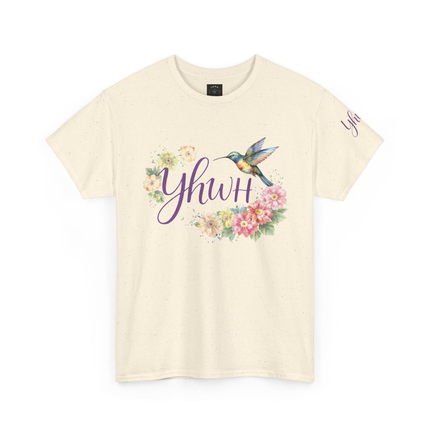 *Spring special edition* "YHWH"  Hummingbird (Floral version) Christian Faith Tee