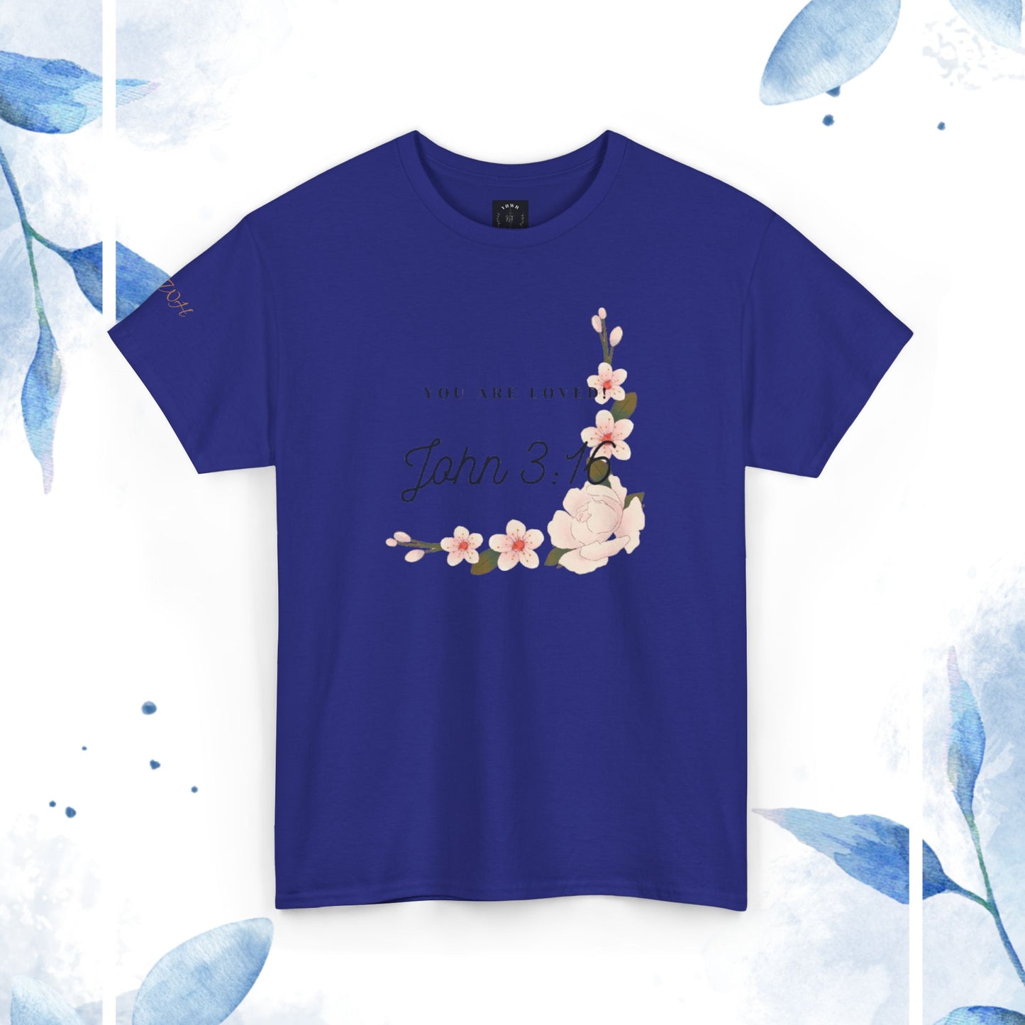Floral John 3:16 t-shirt (Mothers day special)