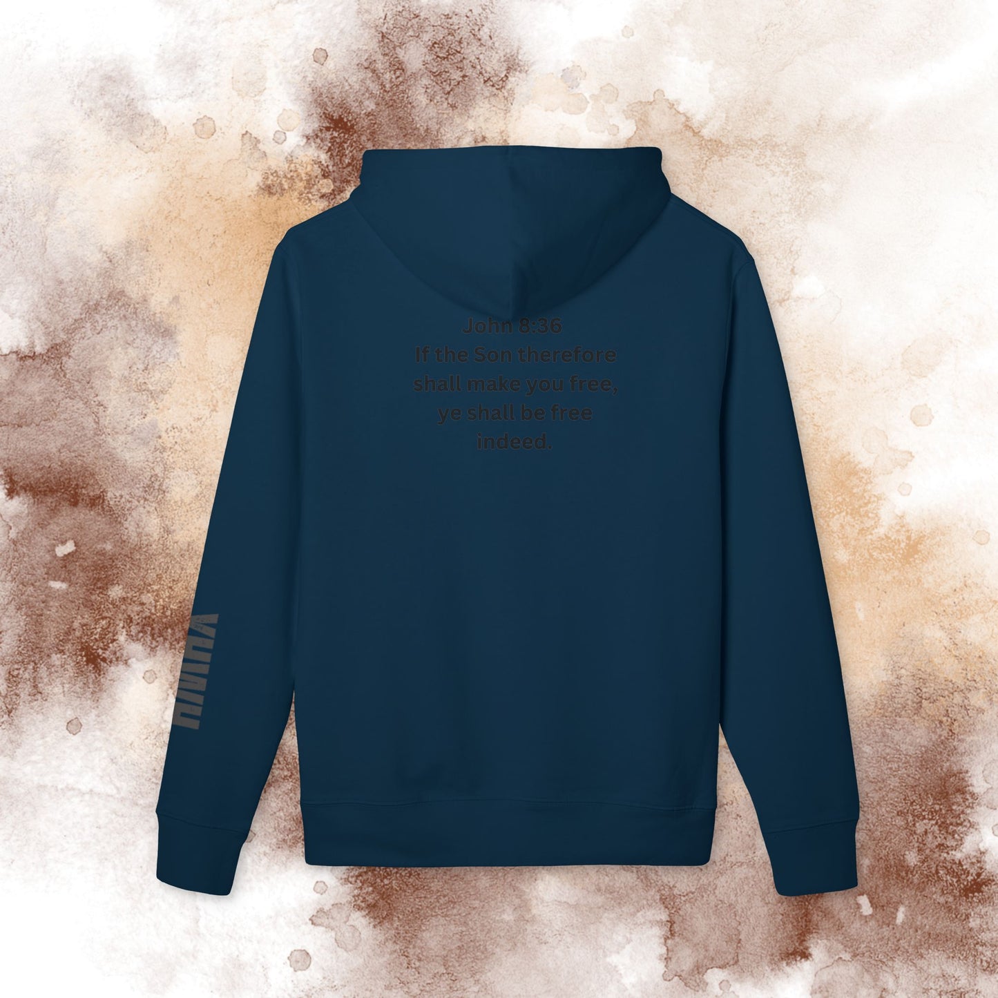 'Set FREE' hoodie with verse John 8:36