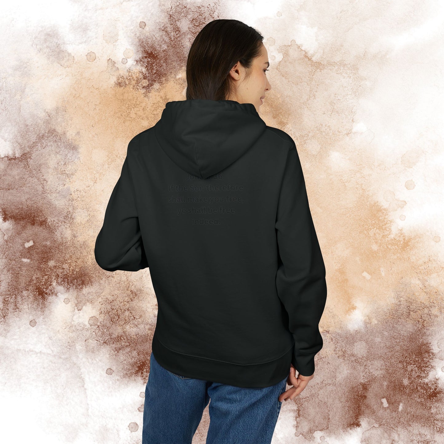 'Set FREE' hoodie with verse John 8:36