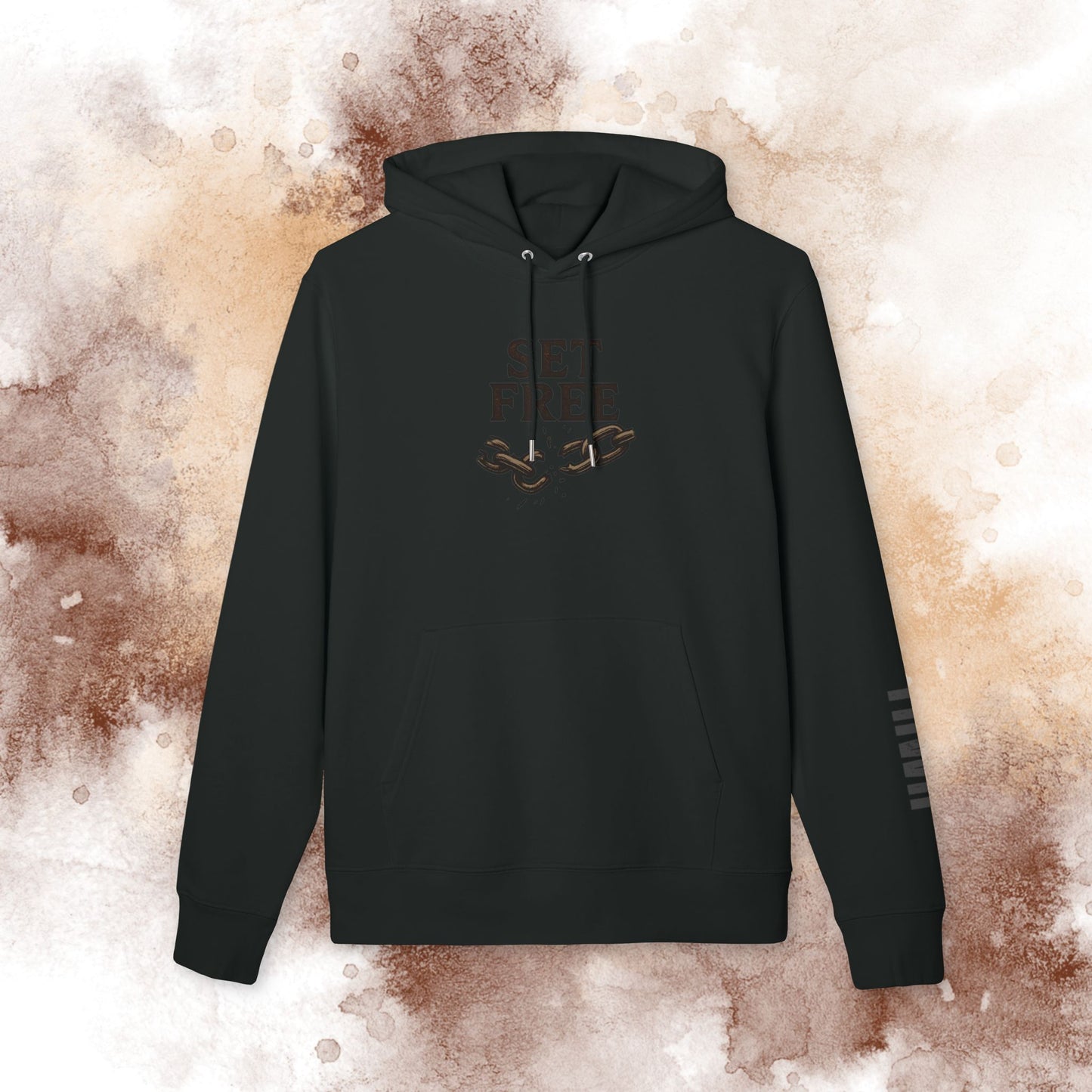 'Set FREE' hoodie with verse John 8:36